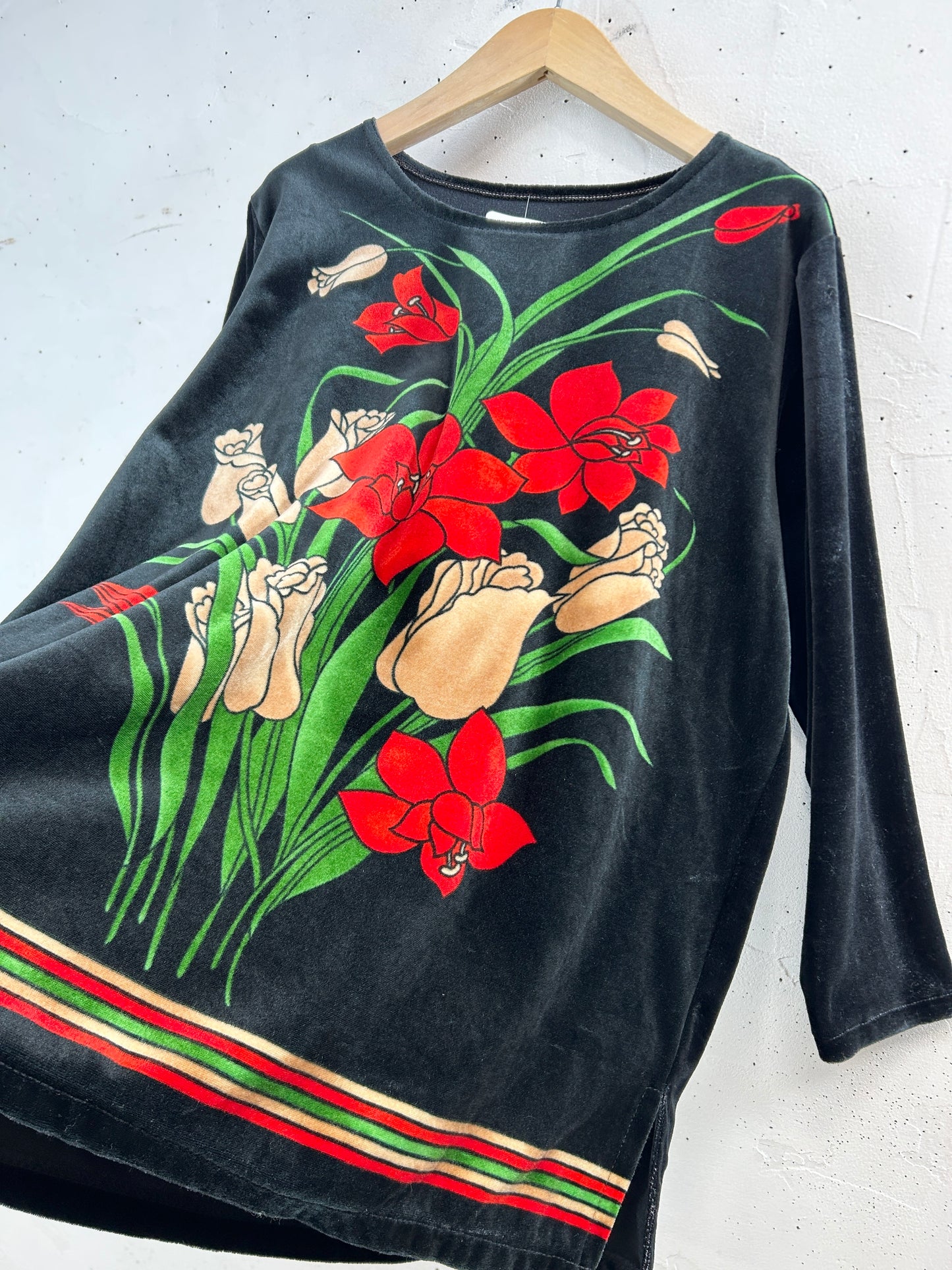 Vintage Velour Tops [L31094]