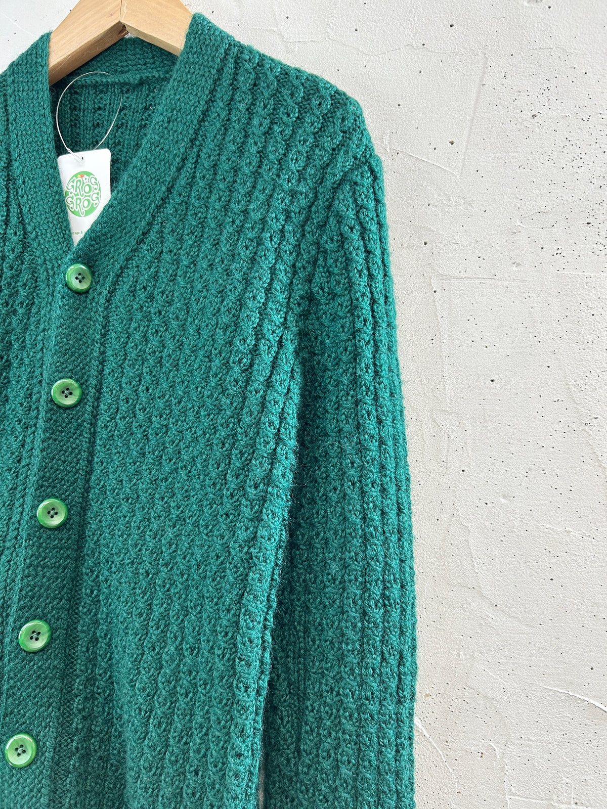Vintage Hand Knit Cardigan [J34108]