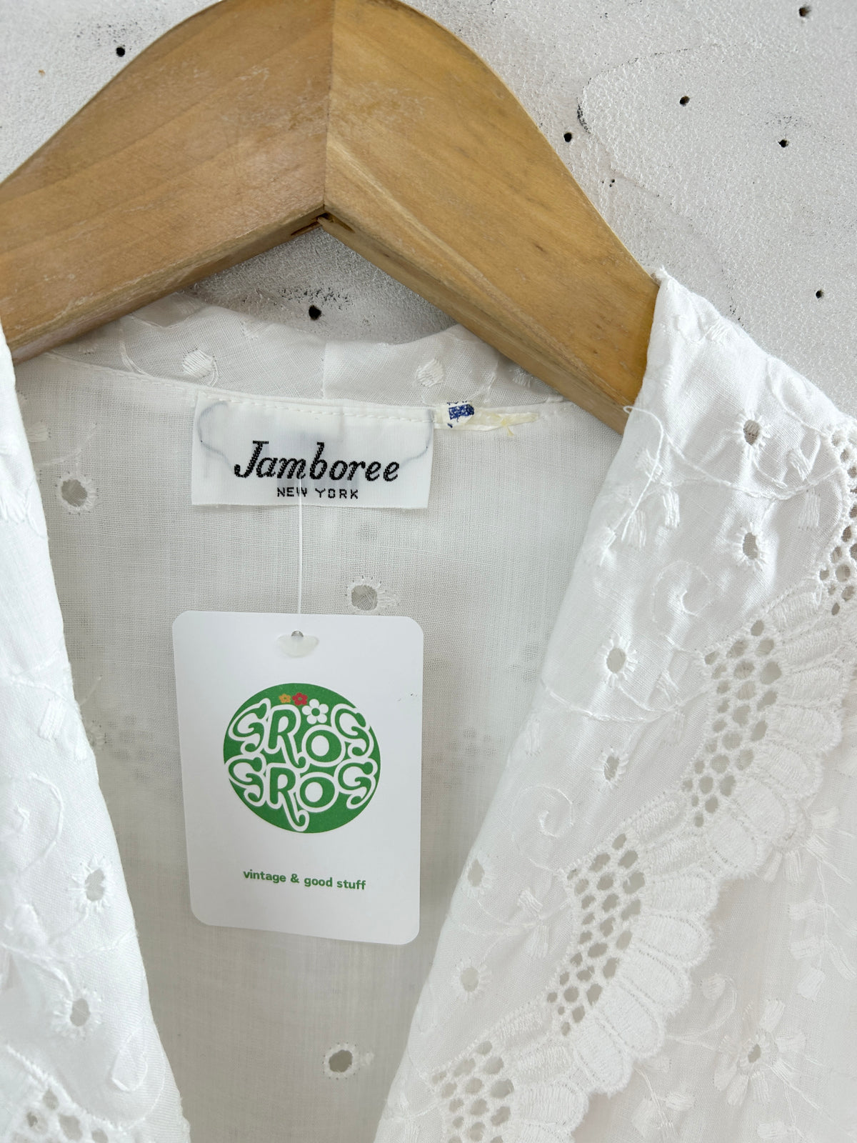 Vintage White Blouse [I33742]