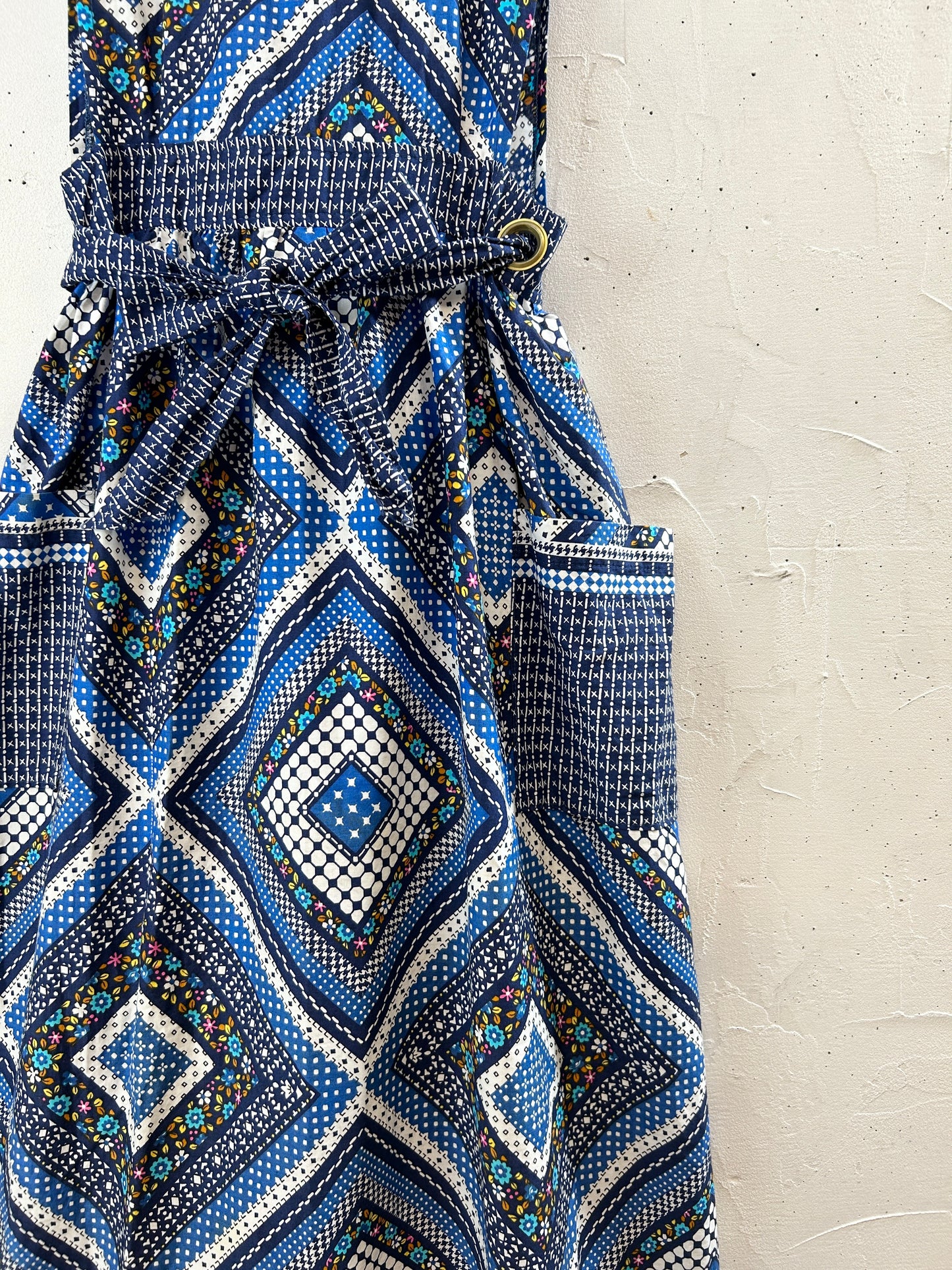 Vintage Dress ’70s Apron [H30837]