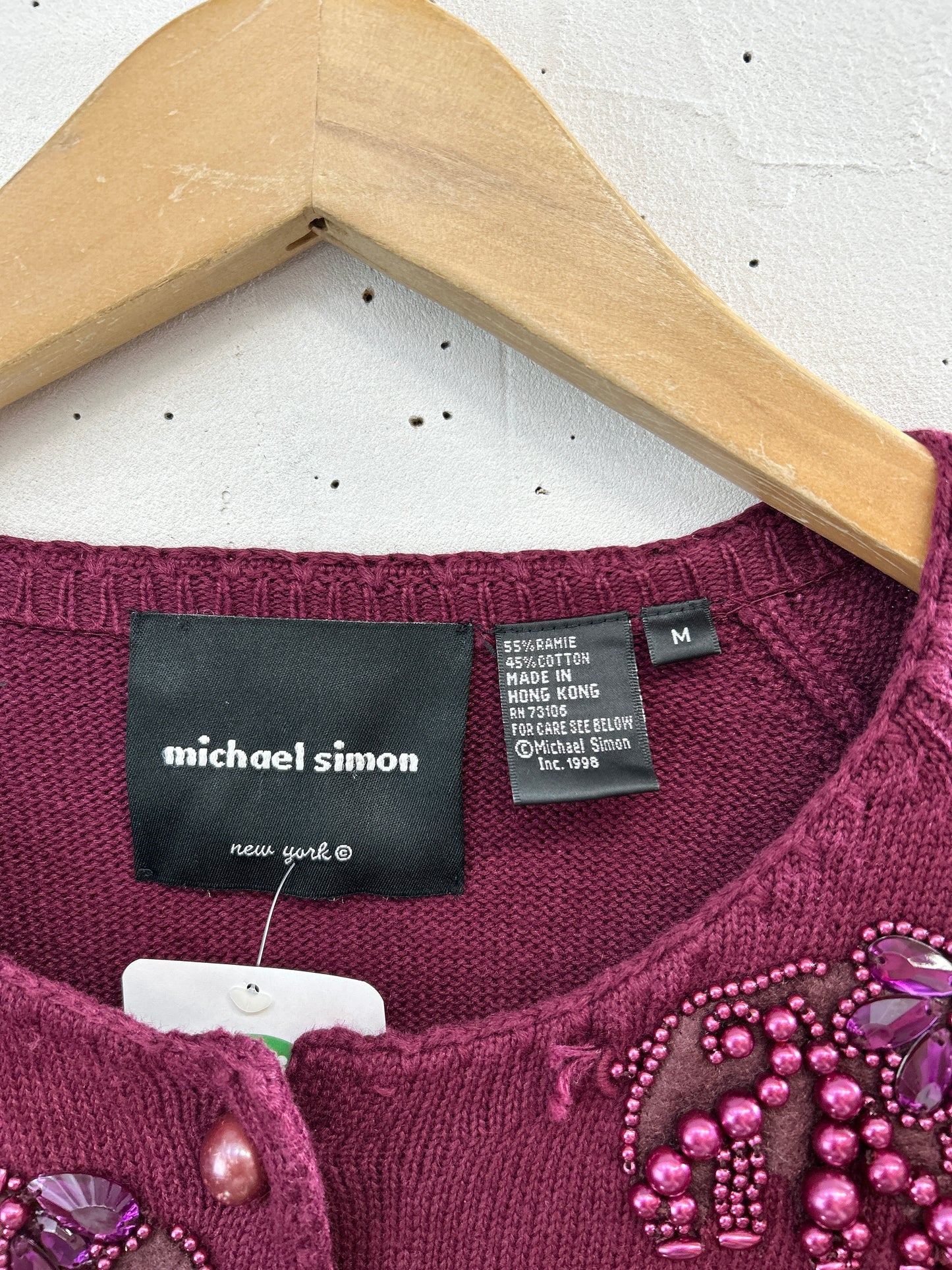 Vintage Knit Jacket 〜Michael Simon〜 [A31433]