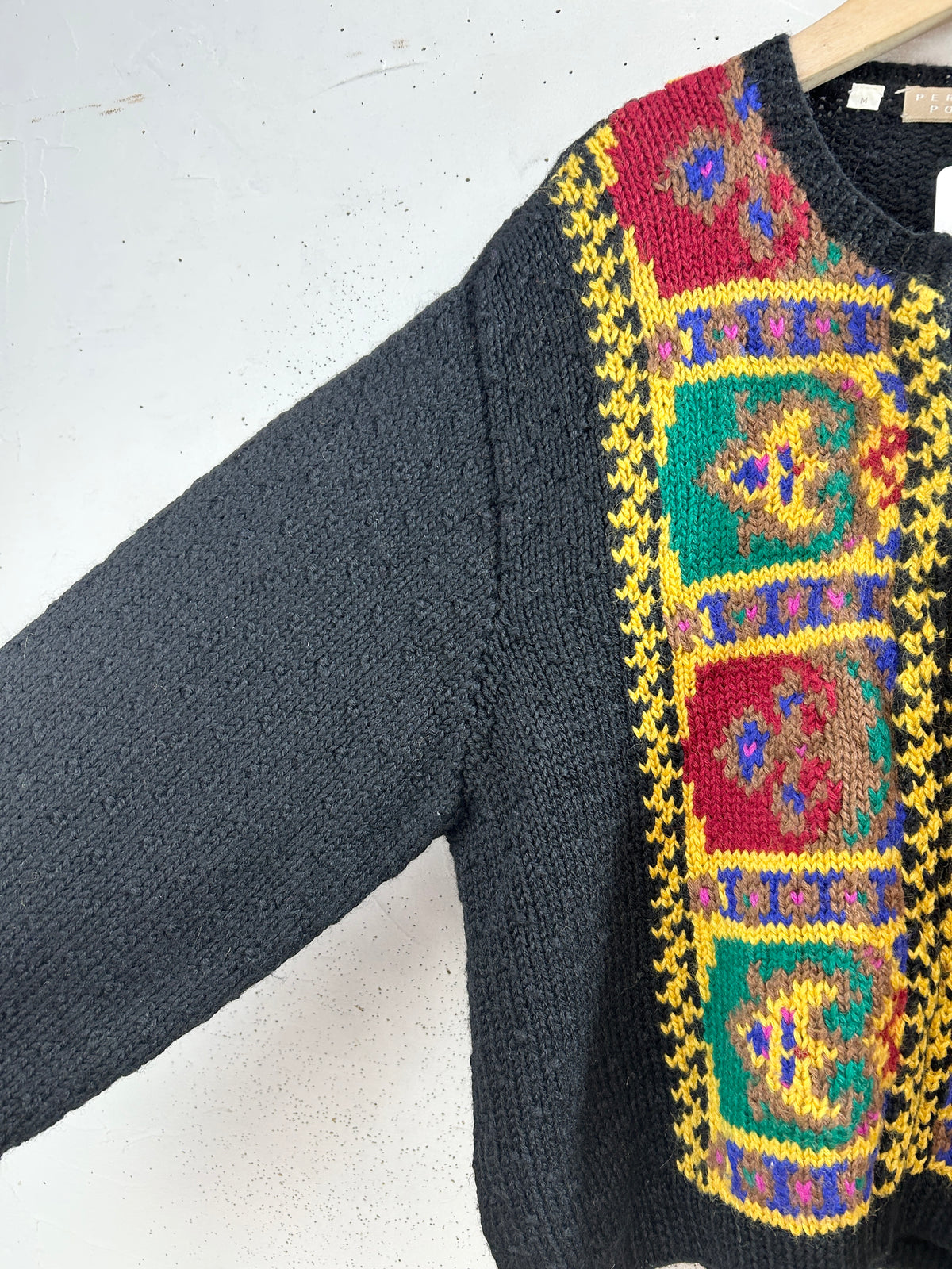 Vintage Knit Cardigan [J34132]