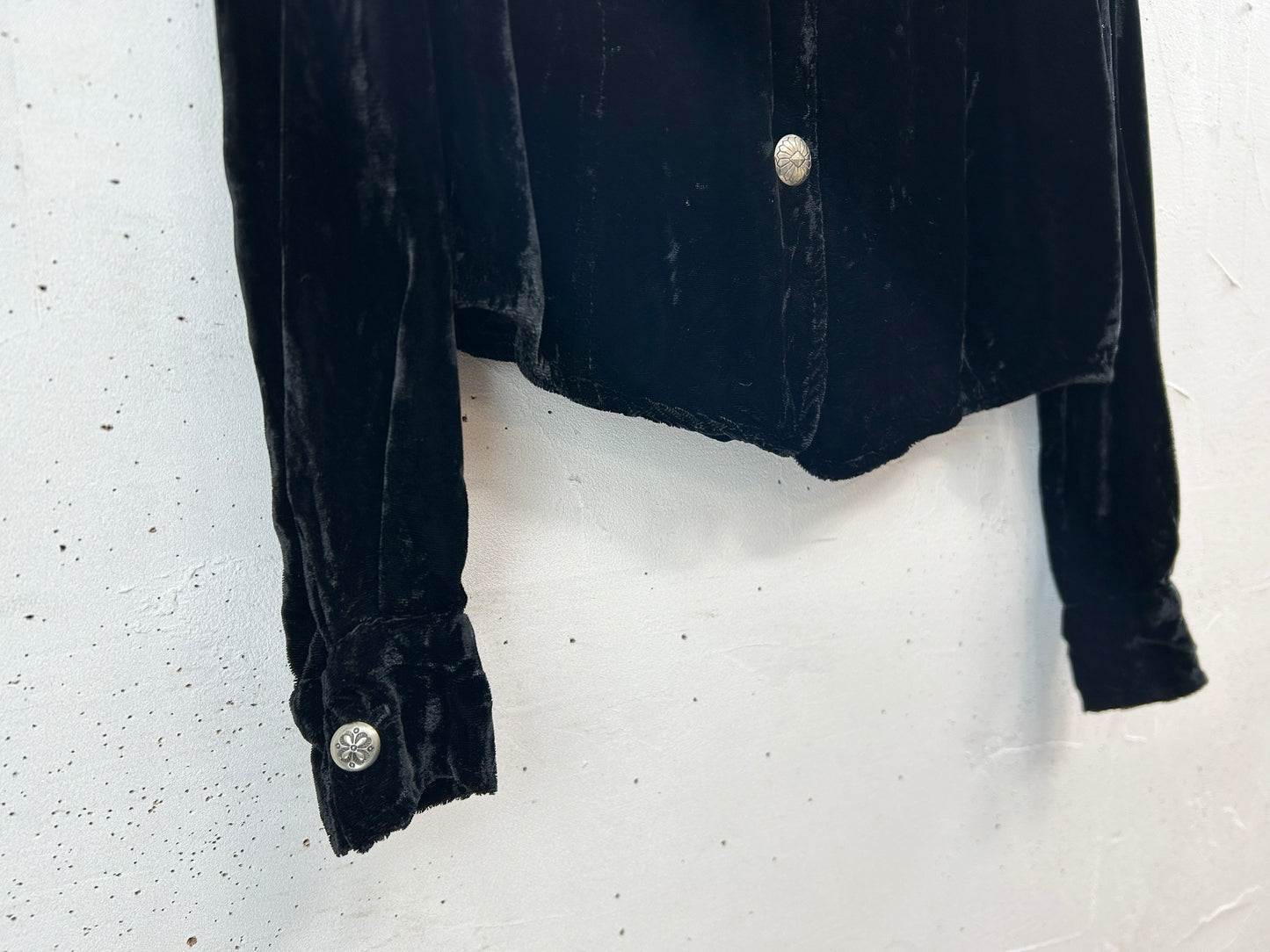 Vintage Velour Shirt 〜MADE IN USA〜 [L31093]