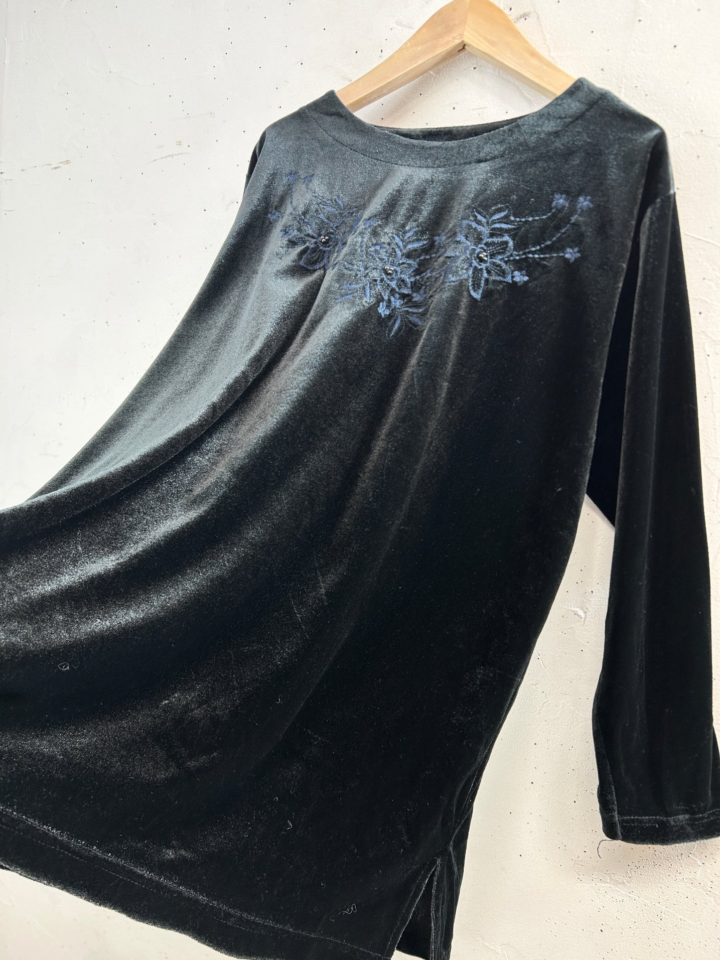 Vintage Velour Tops [L31098]