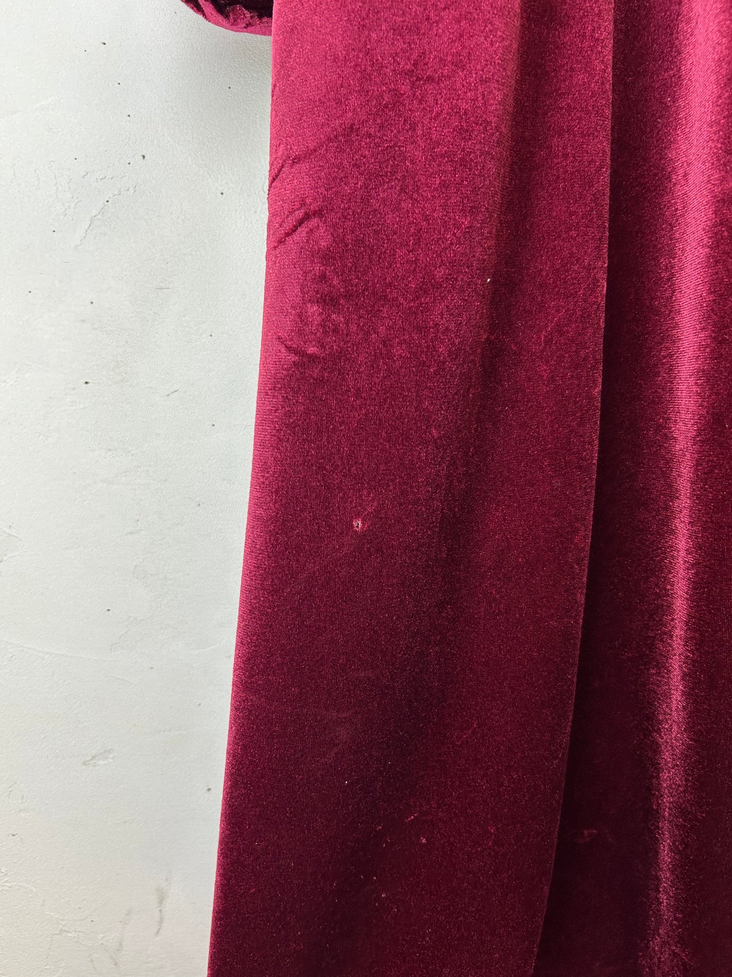 Vintage Velours Dress MADE IN USA [L29212]