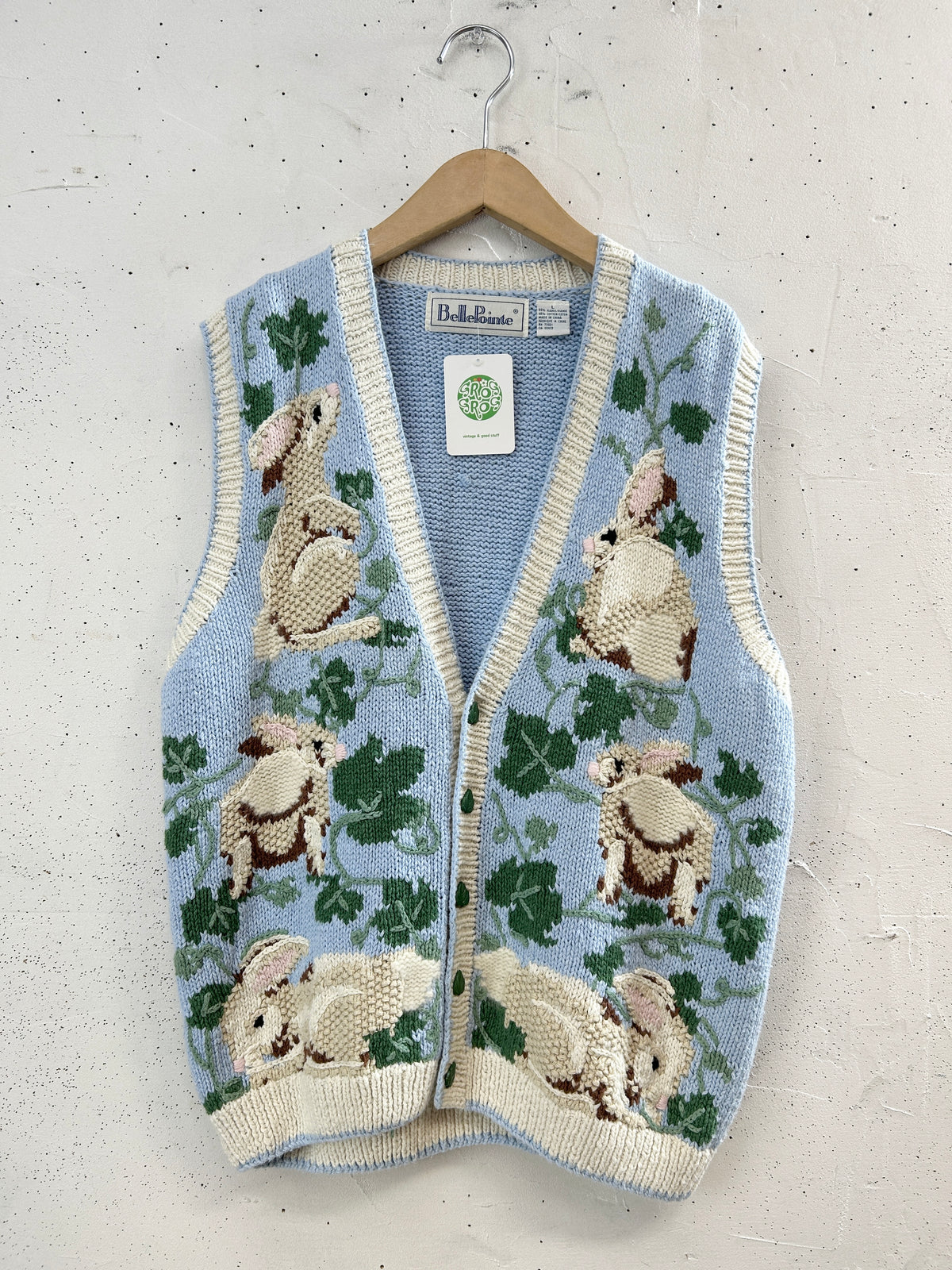 Vintage Knit Vest [J34178]