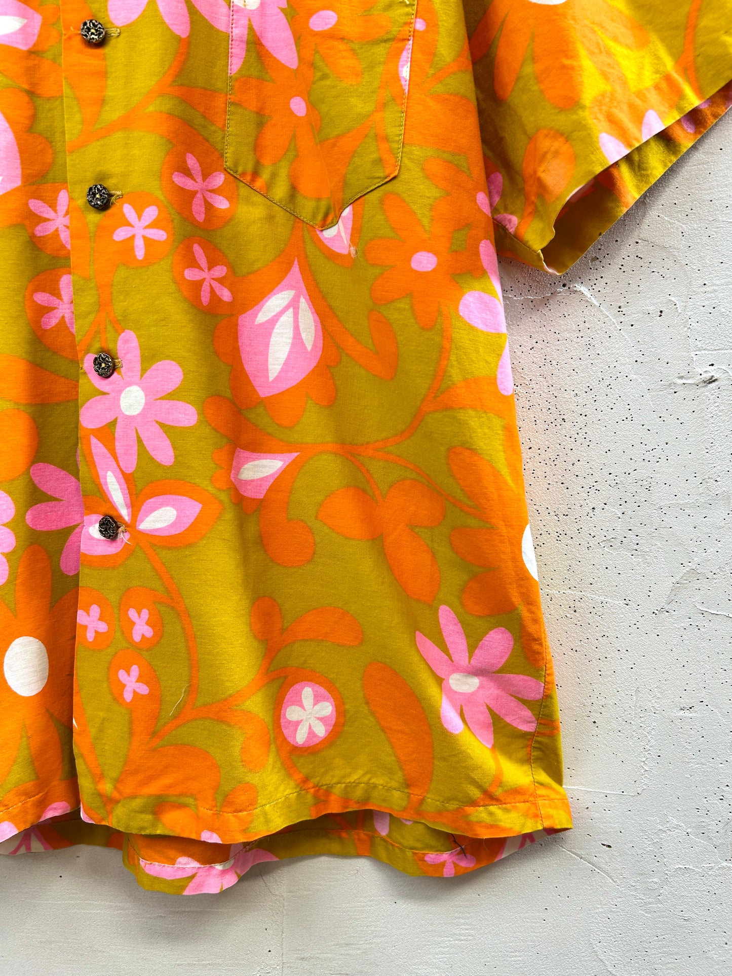 '60s Vintage Hawaiian Shirt 〜Kamehameha〜 [G33071]