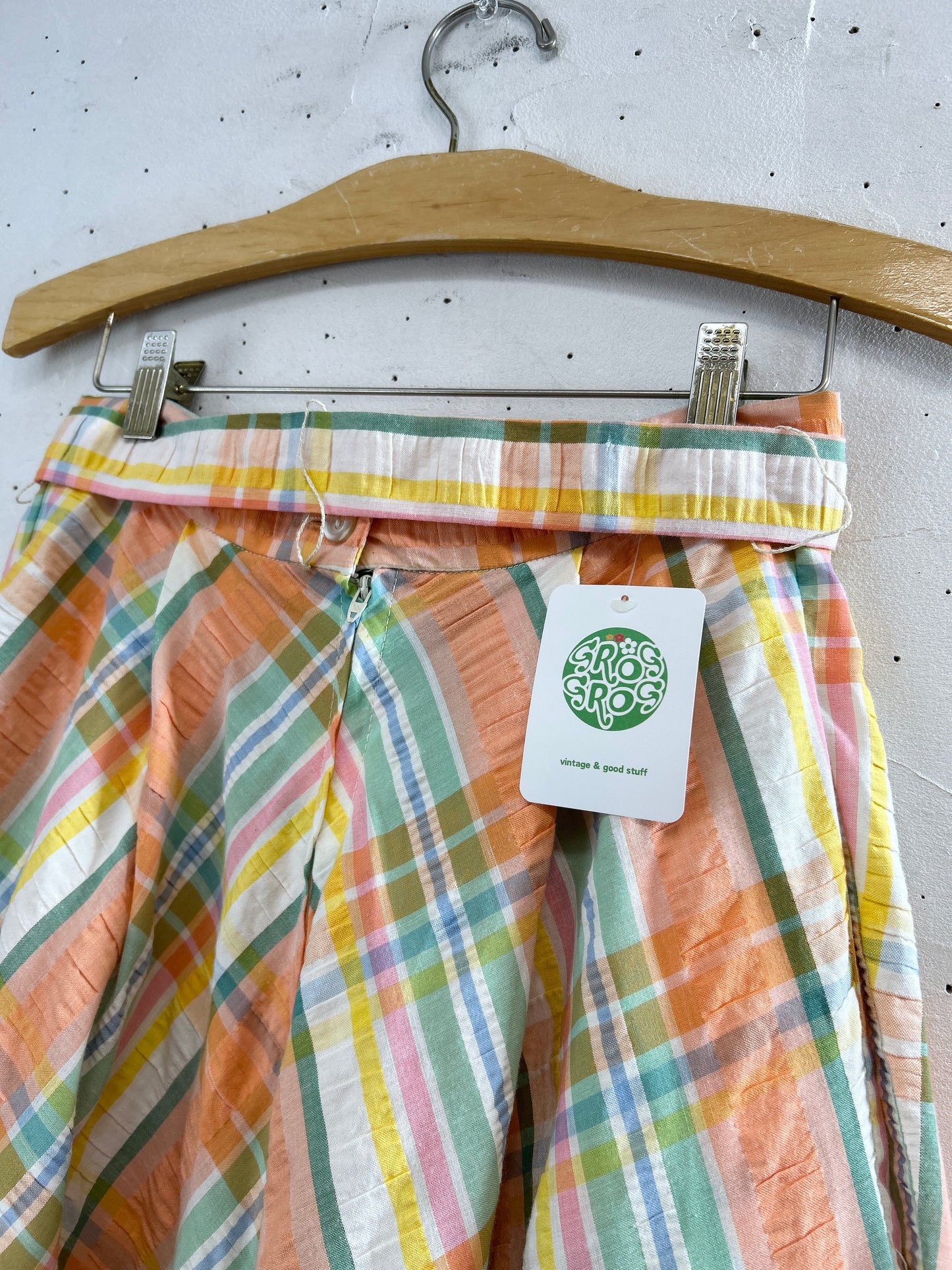 Vintage Check Skirt 〜MADE IN USA〜 [B31492]