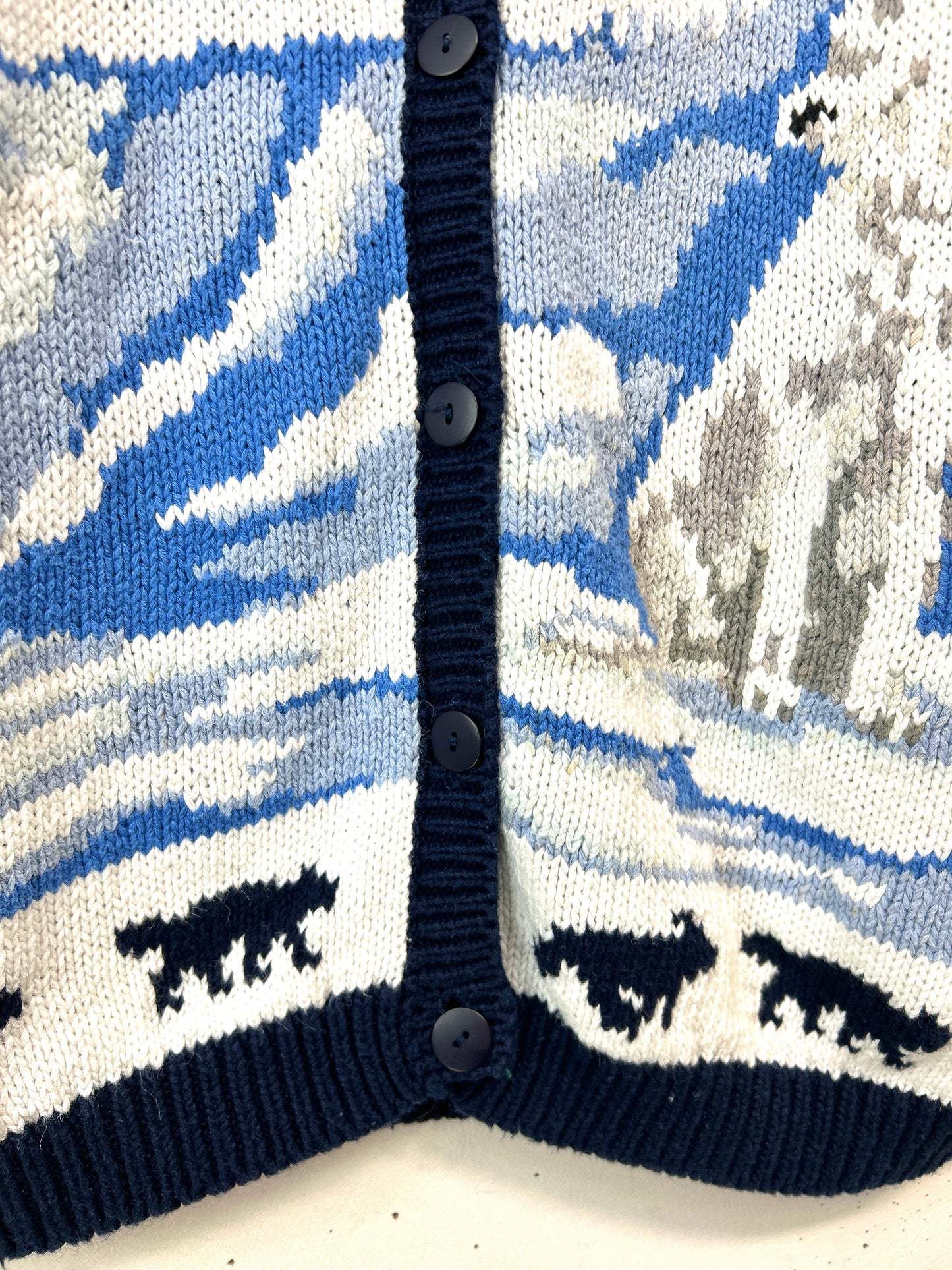 Vintage Hand Knit Cardigan [L31160]