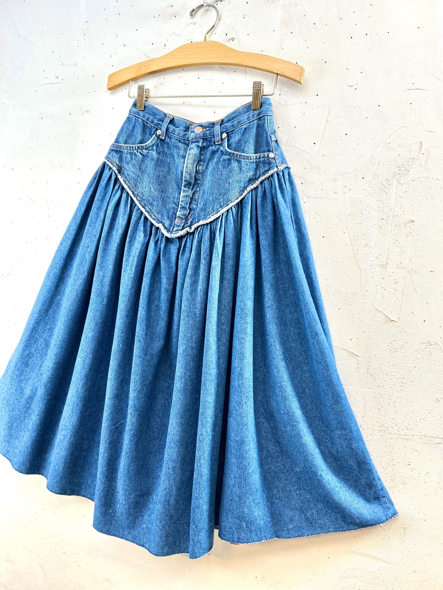 Vintage Custom Denim Skirt [J30555]