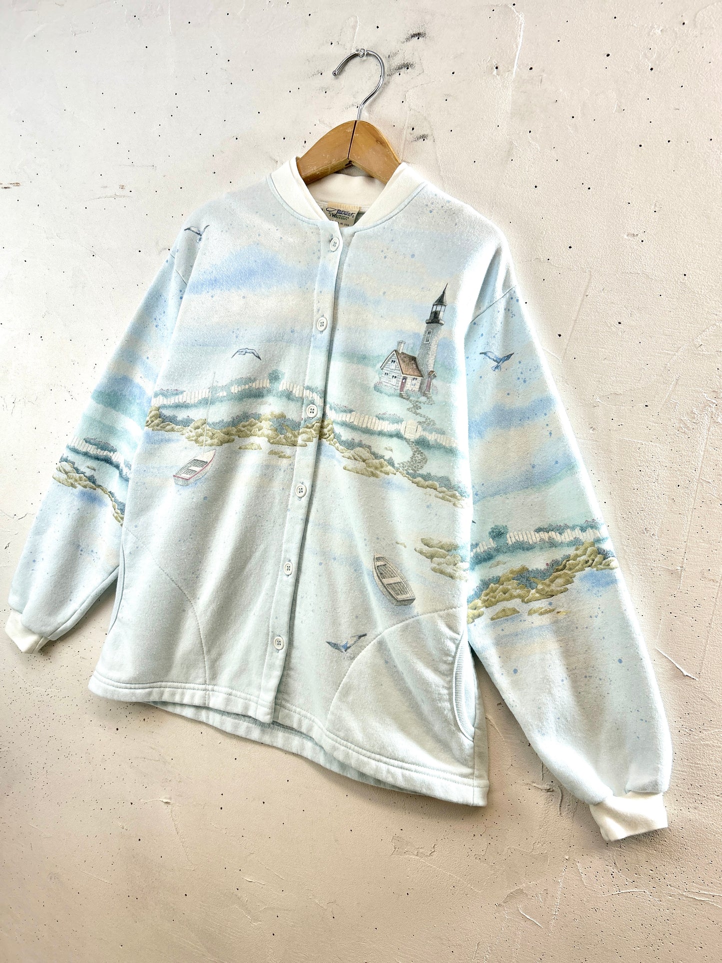 Vintage Sweat Cardigan MADE IN USA [J30589]