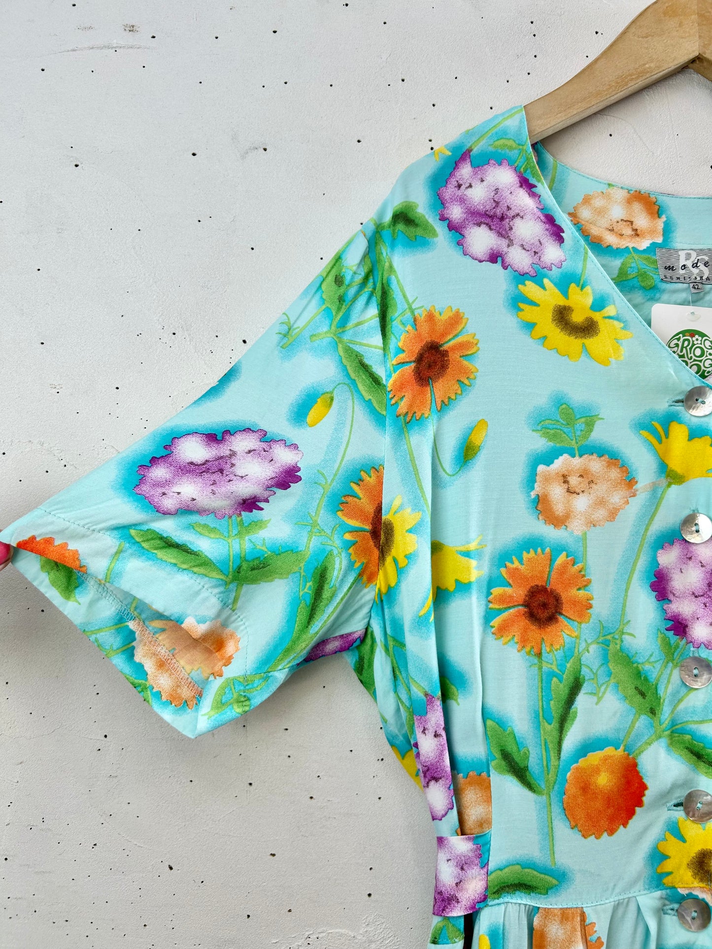 Vintage Viscose Dress [G30637]