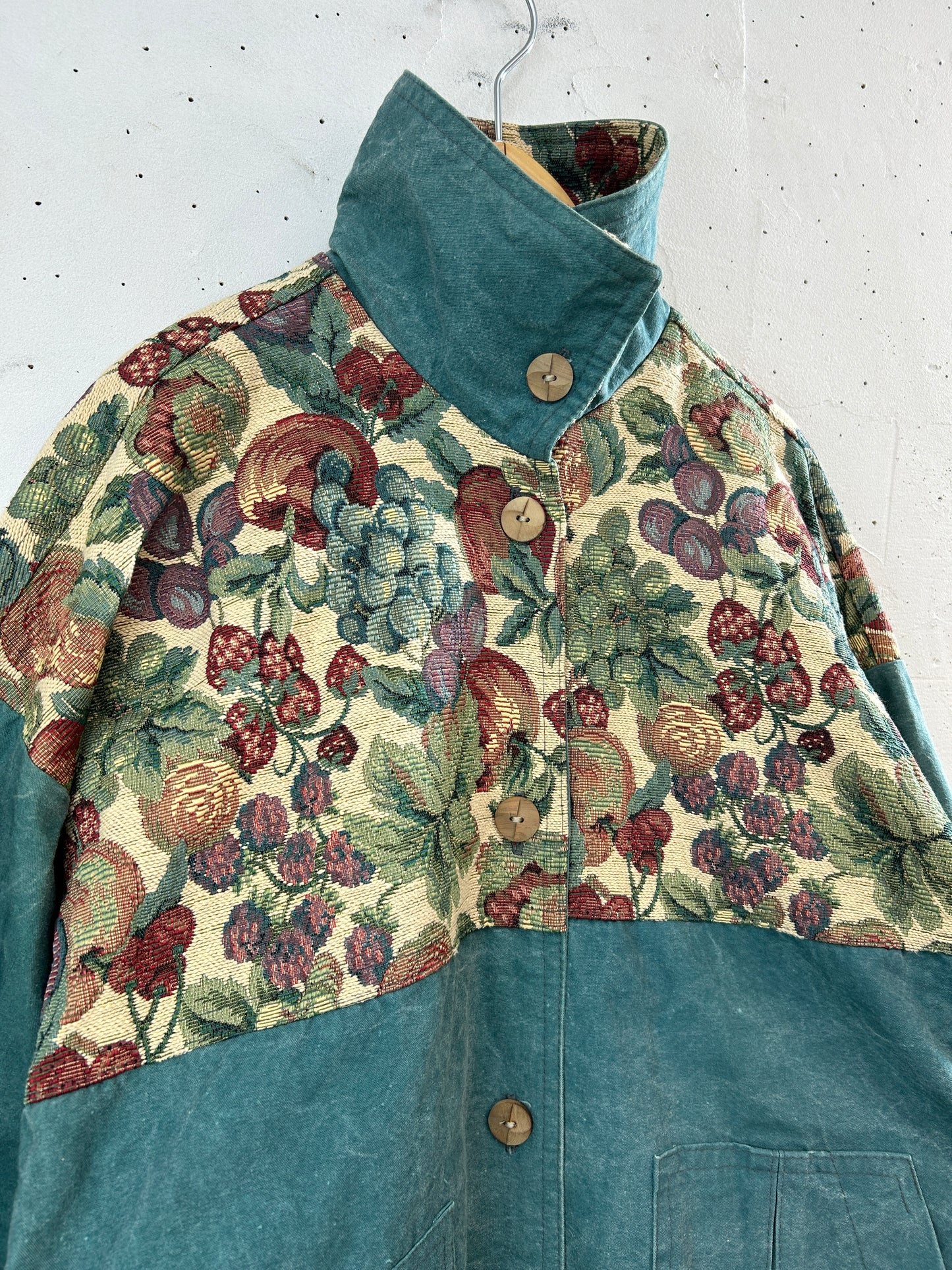 Vintage Canvas&Gobelin Jacket [I33690]