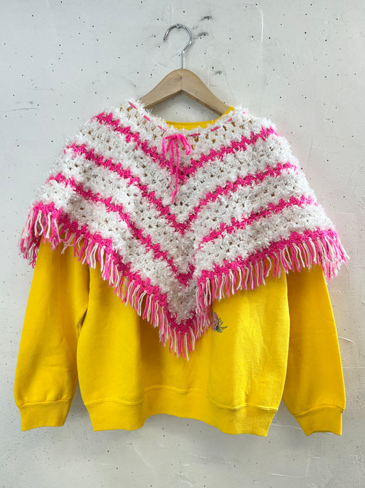 Vintage Knit Poncho [J30604]