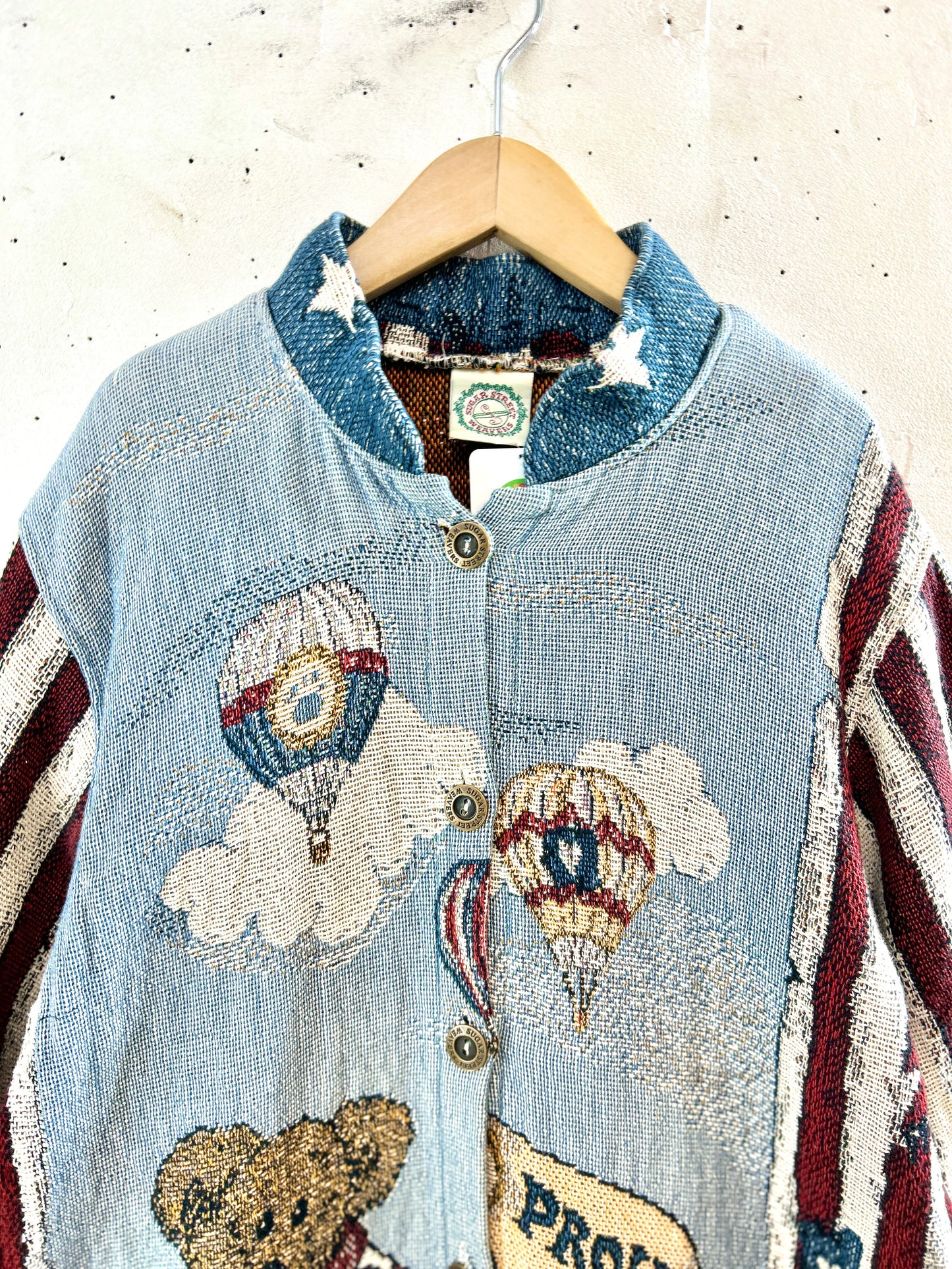 Vintage Rug Jacket 〜SUGAR STREET WEAVERS〜 MADE IN USA [L30978]