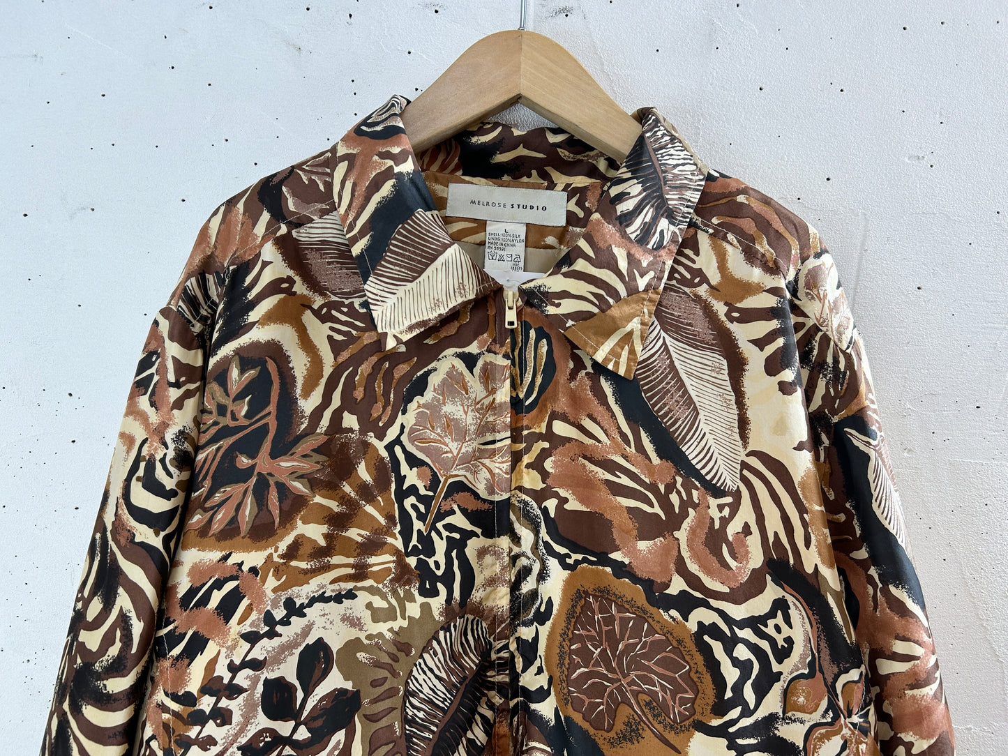 Vintage Silk Blouson [J30447]
