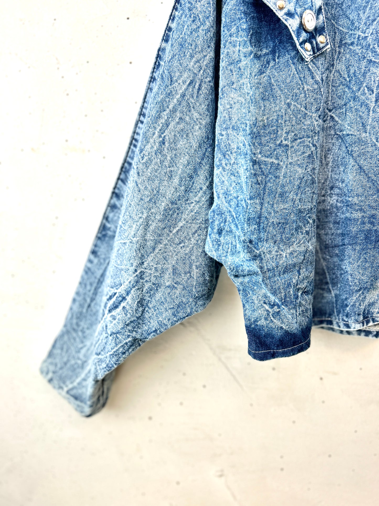 Vintage Denim Tops MADE IN Levanon [H30939]