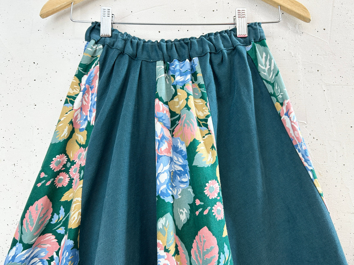 Vintage Escargot Patchwork Skirt [I33979]