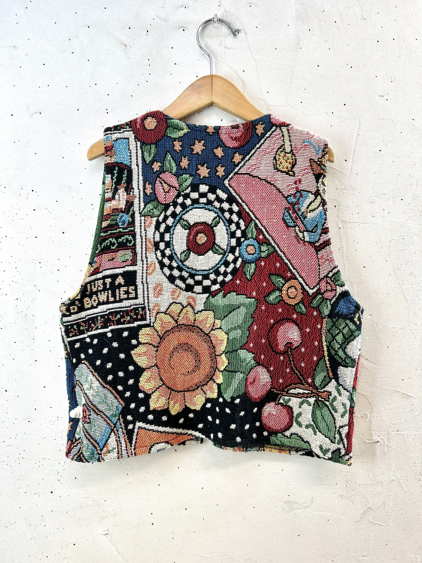 Vintage Rug Vest [H30933]