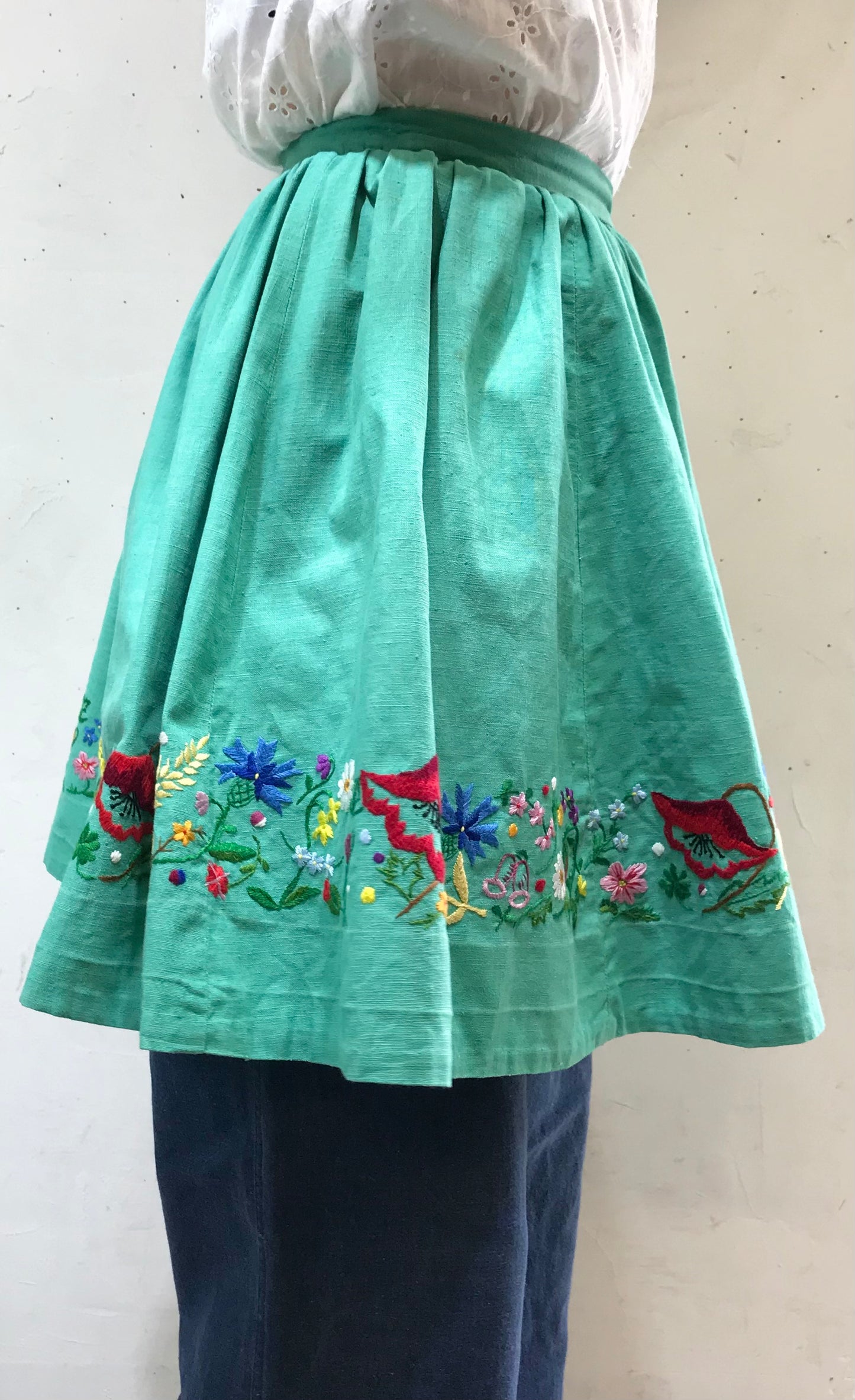 Vintage Hand stitch Skirt [G24574]