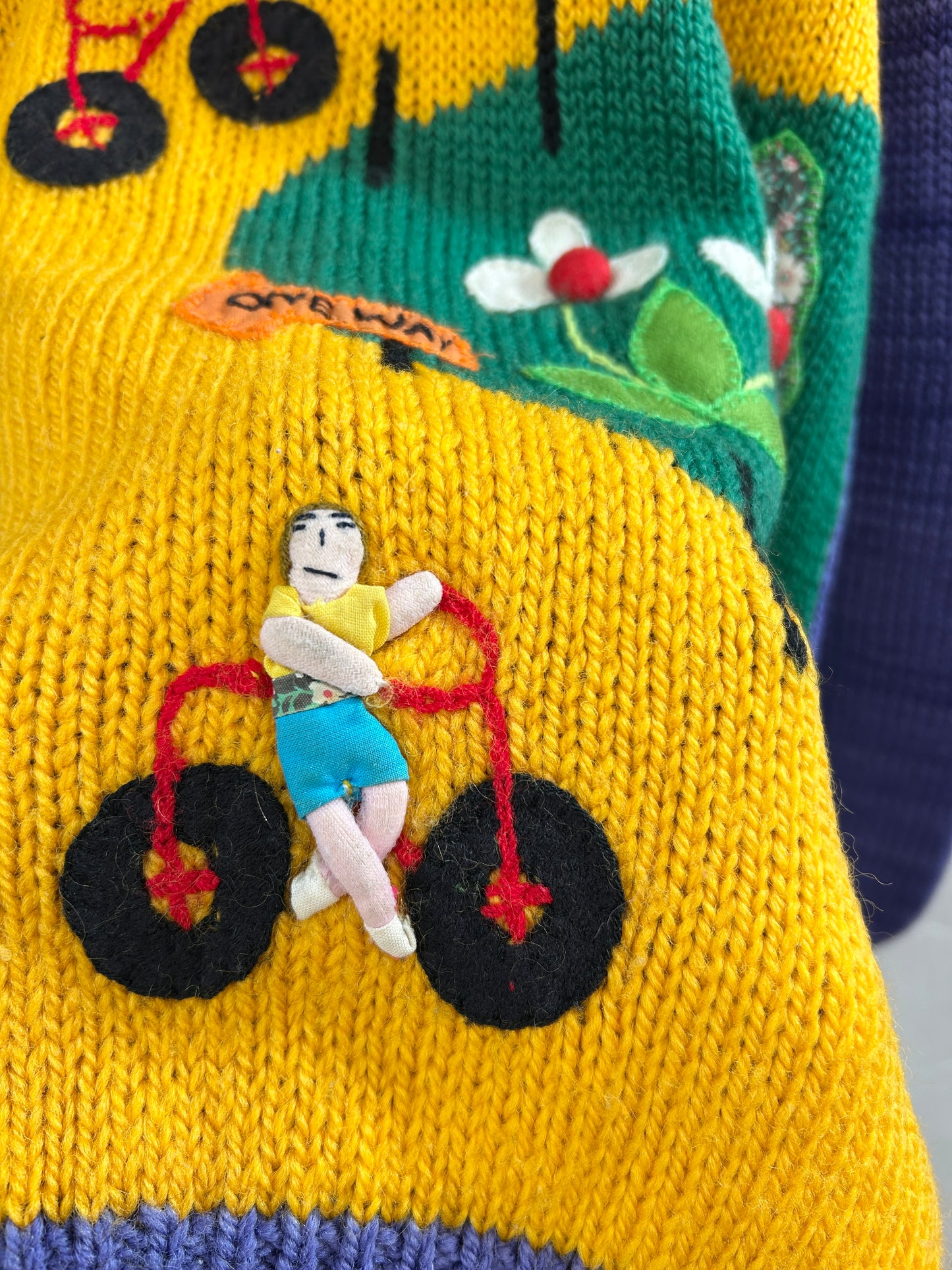 Vintage Hand Knit Sweater 〜MADE IN PERU〜 [A31229]