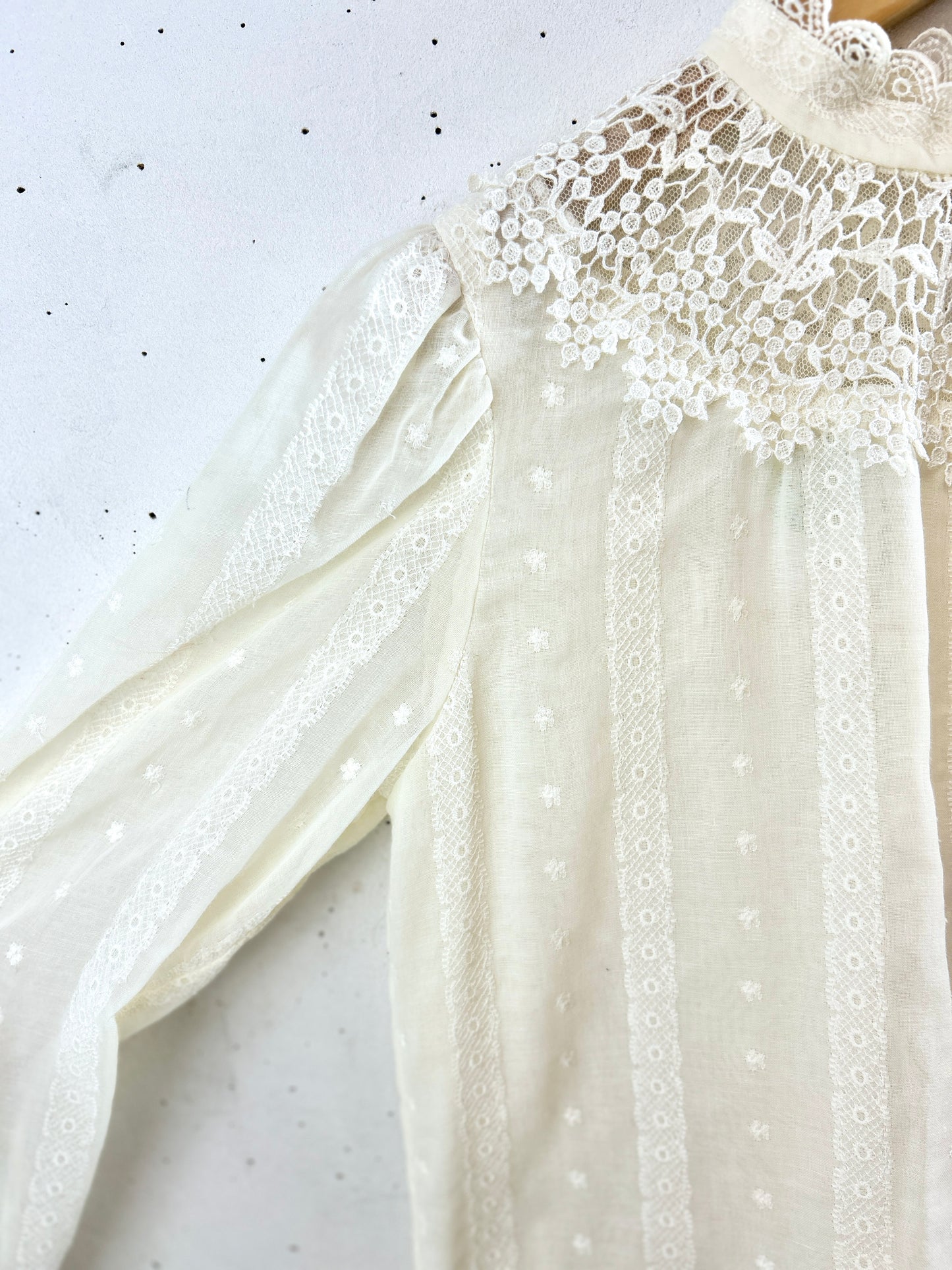 Vintage White Blouse [I30182]