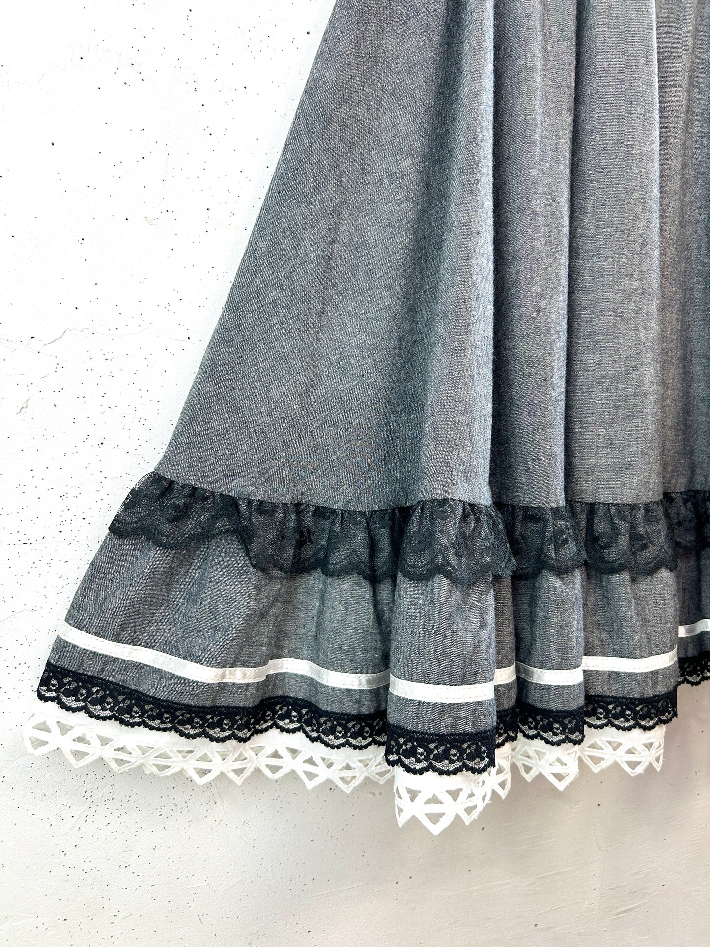 Vintage Tiered Skirt [D32163]