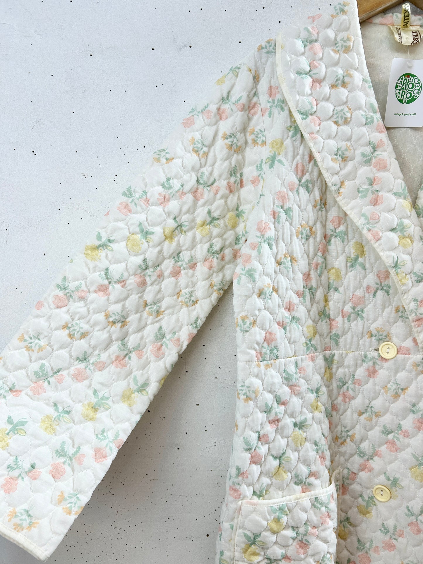 ’70s Vintage Quilting Gown [I30306]