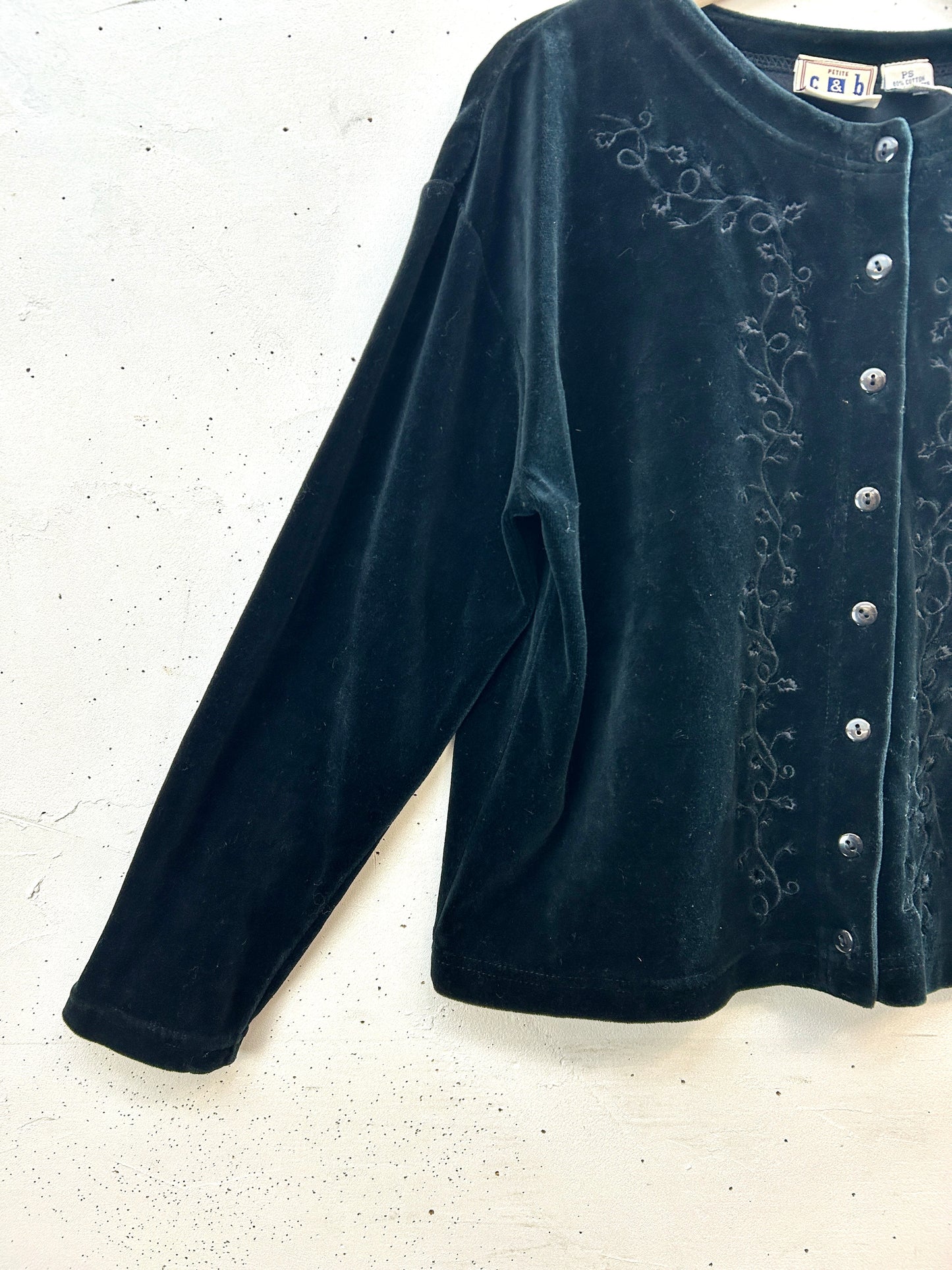 Vintage velours tops [K30928]