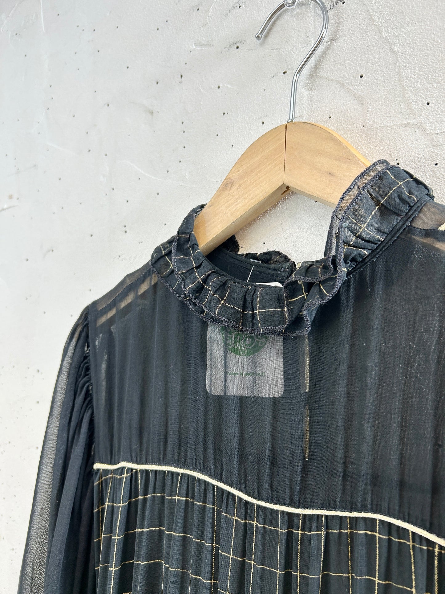 Vintage Black Dress [H30952]