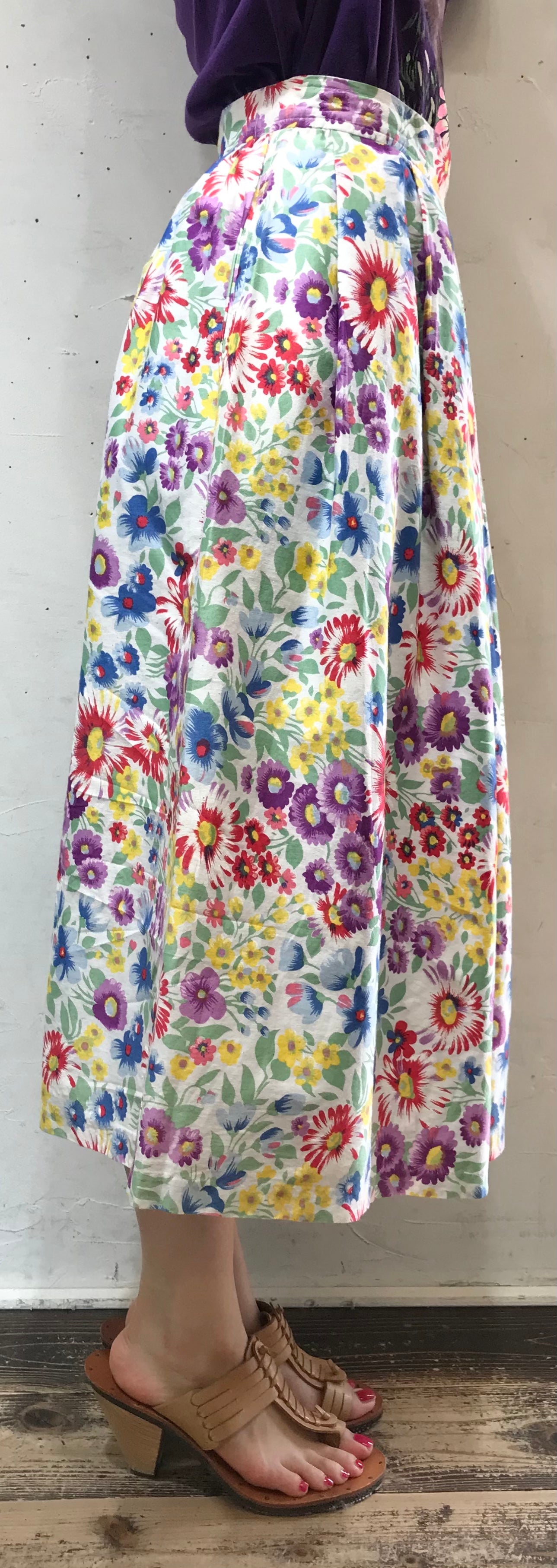 Vintage Skirt MADE IN USA[G24485]