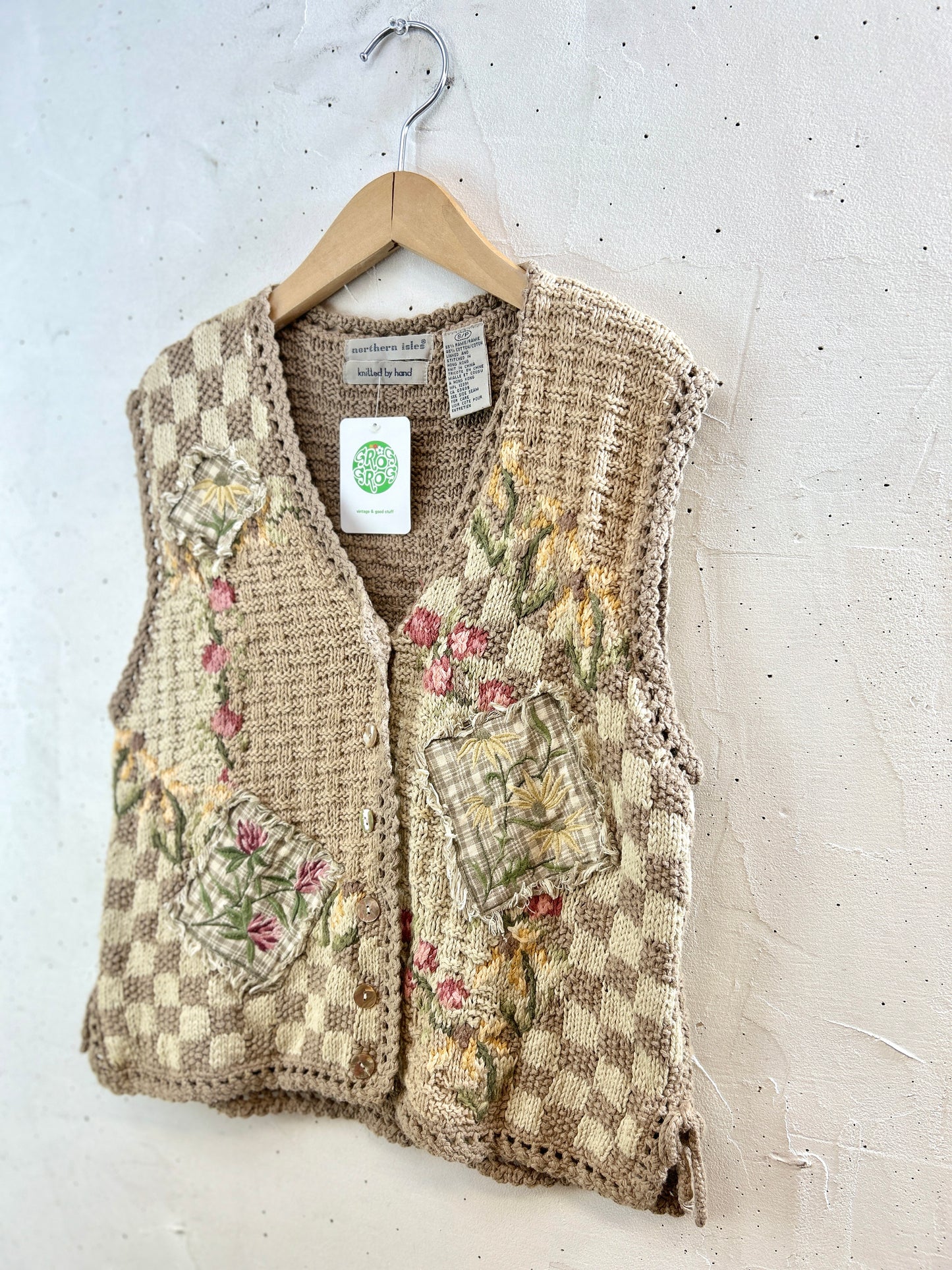 Vintage Knit Vest [I30179]