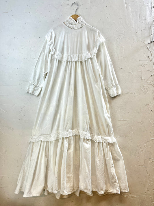 Vintage Hawaiian Dress [H30929]