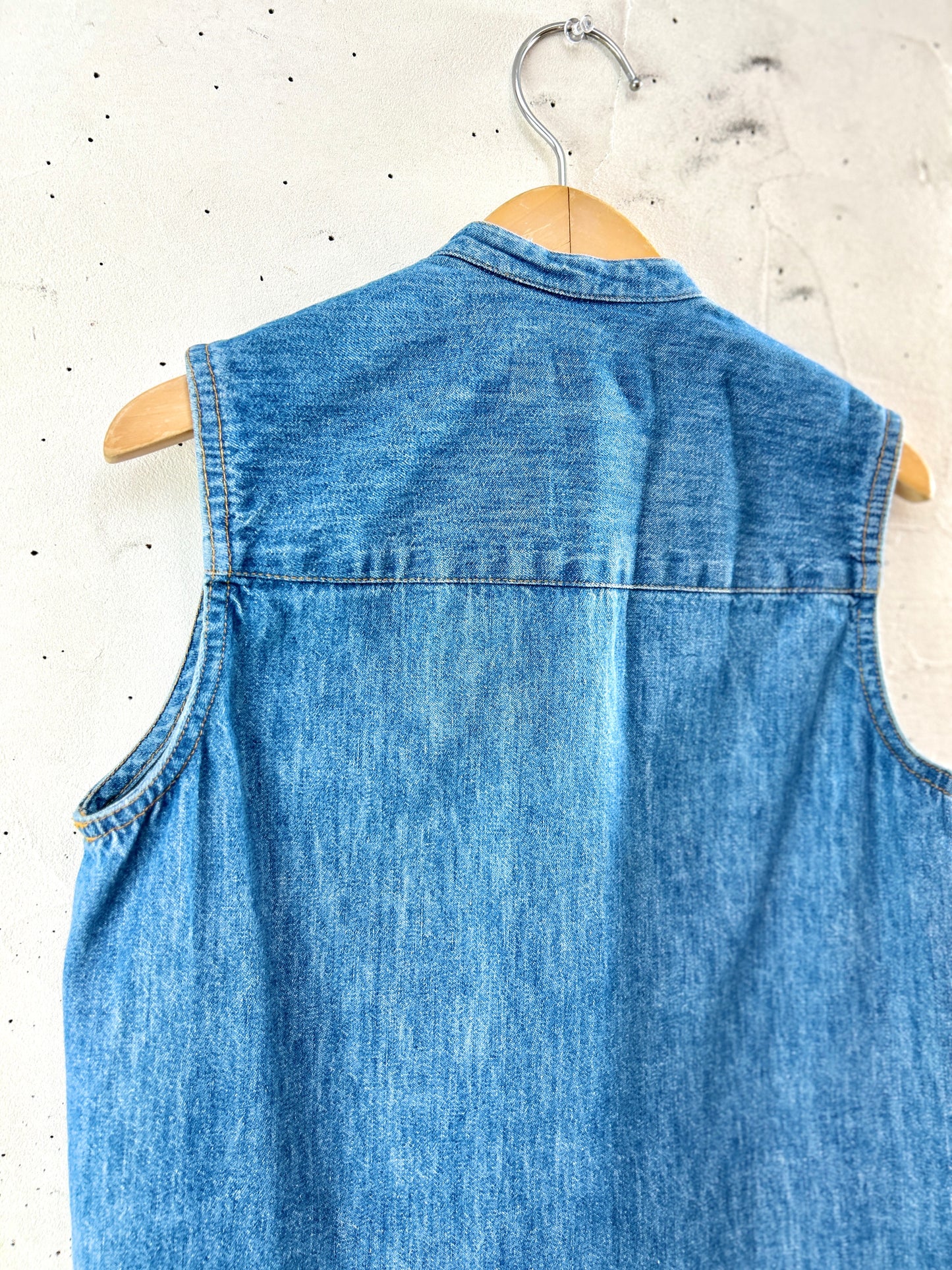 Vintage Denim Vest MADE IN USA [J30475]