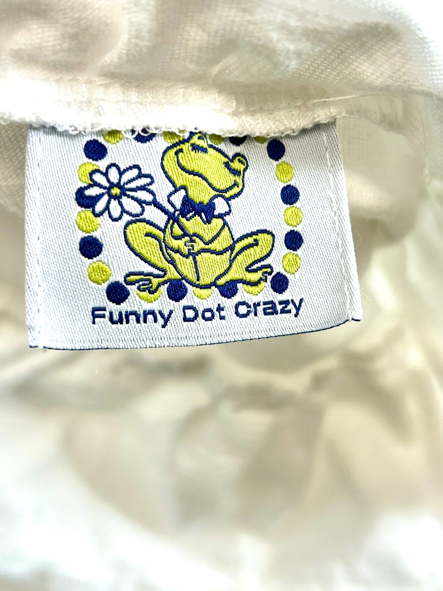 Vintage T Shirt 〜Funny dot CRAZY〜 [E32398]
