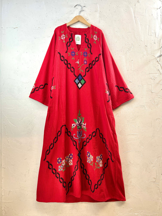 Vintage Cross Stitch Dress[I30352]