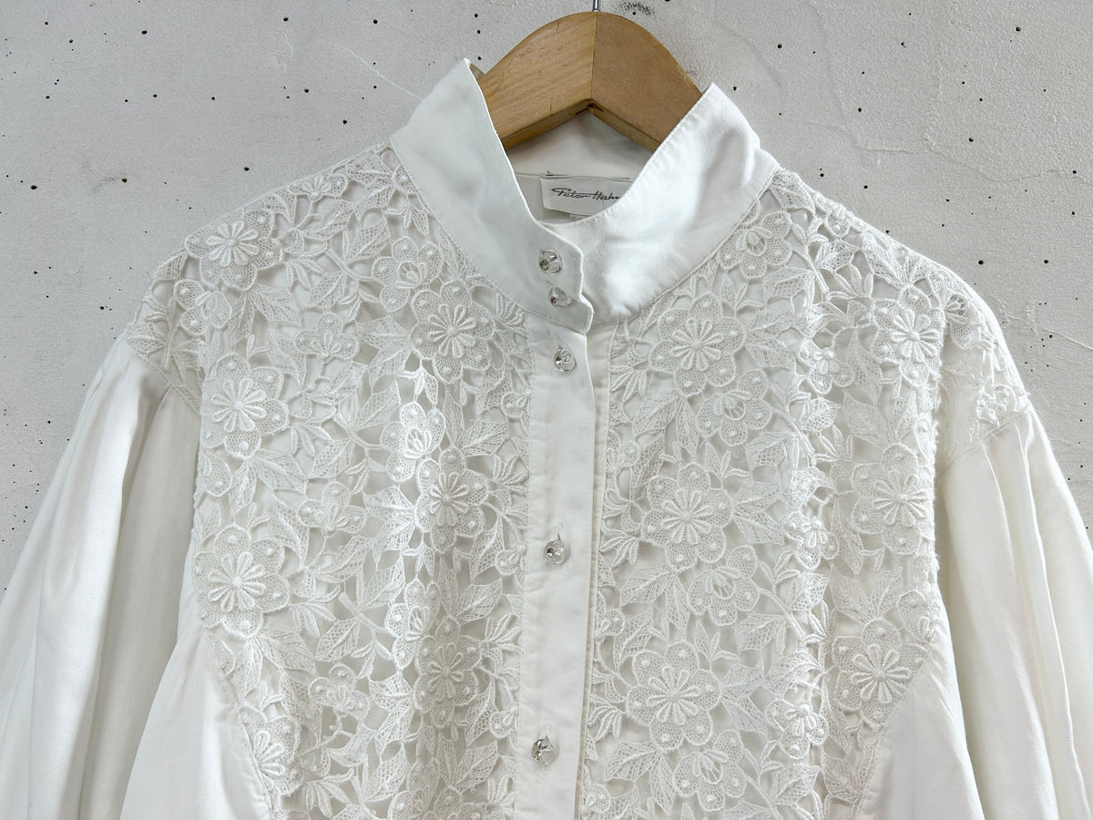 Vintage White Blouse [J34073]