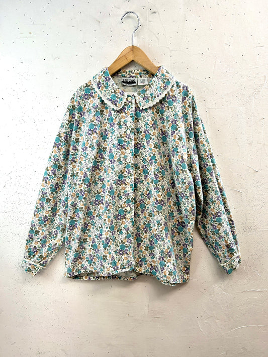 Vintage Flower Shirt  [D32207]