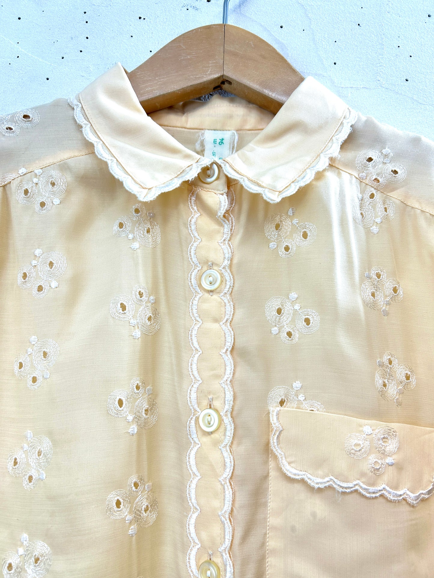 Vintage Cutwork Blouse [E32486]