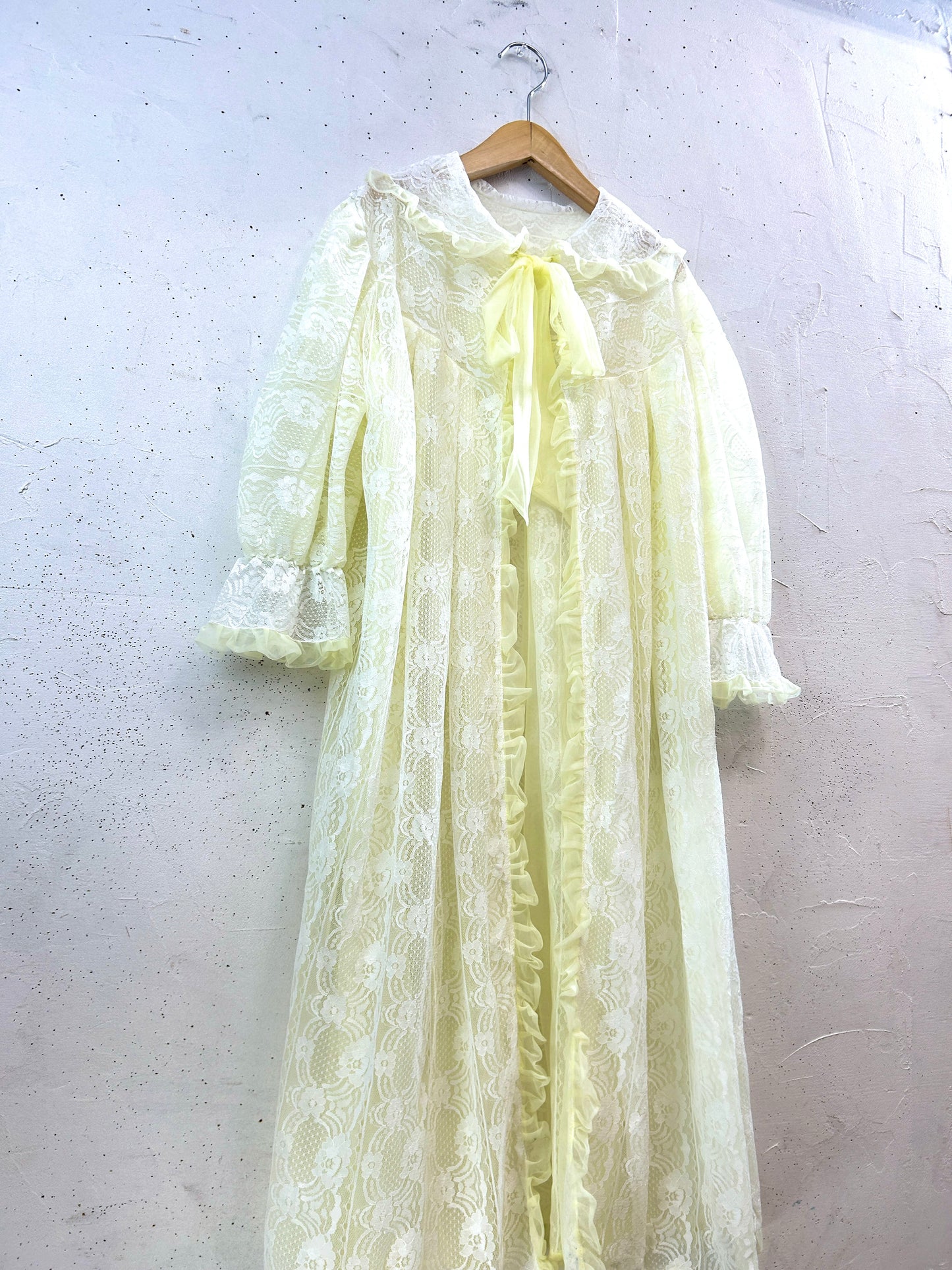 Vintage Lingerie Lace Gown [B31671]