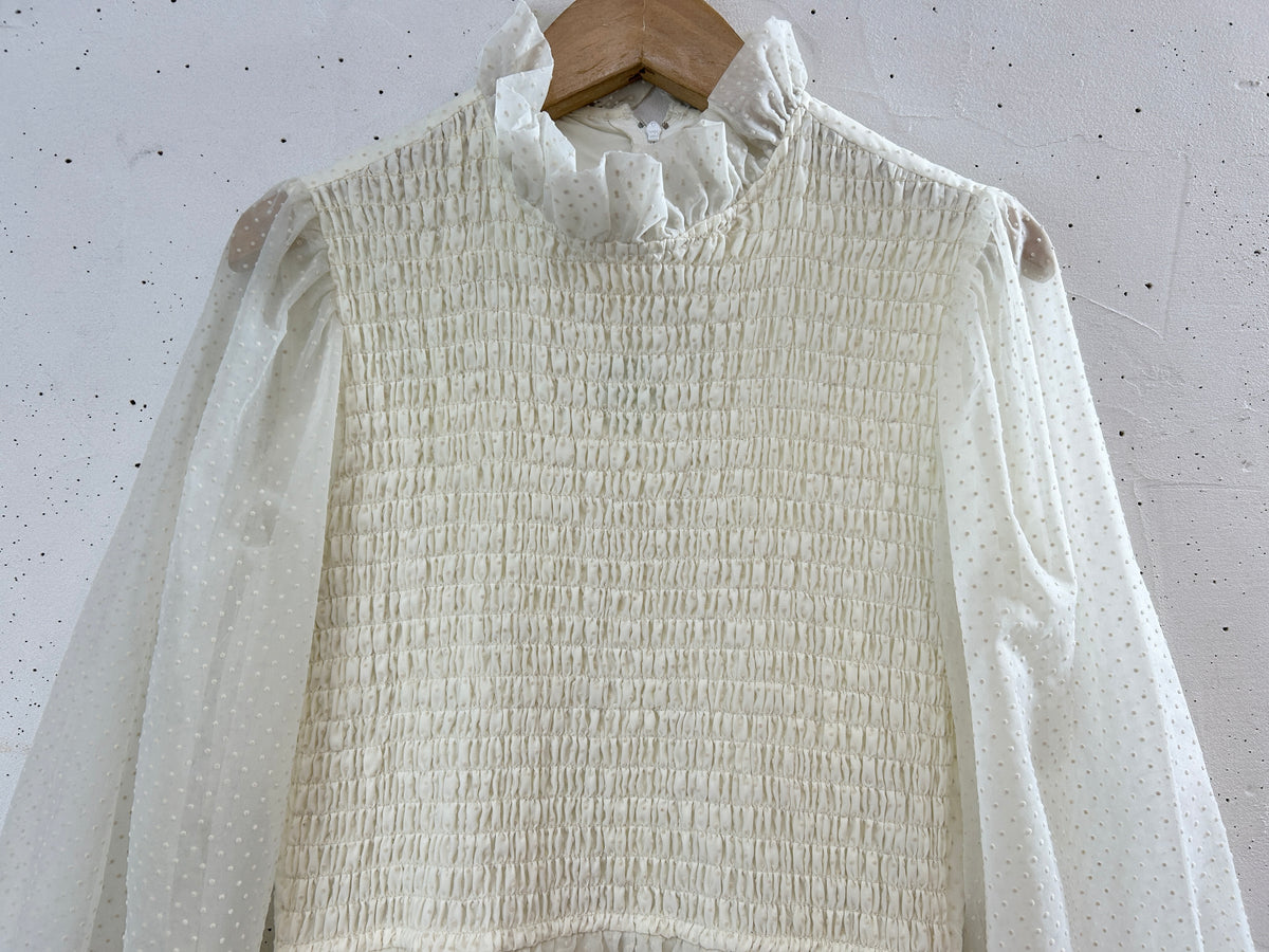 Vintage White Dress [J34079]