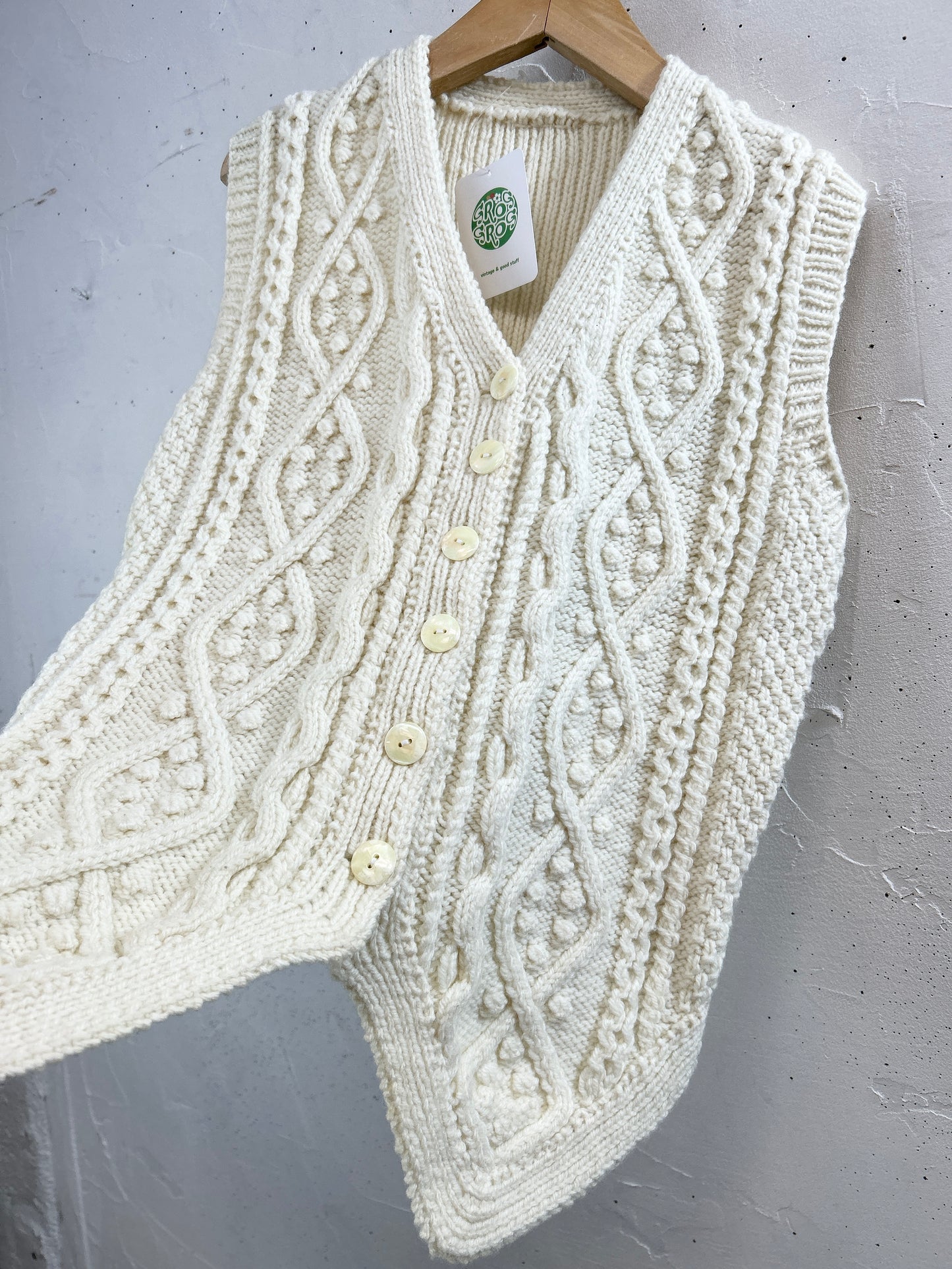 Vintage Knit Vest [B31608]