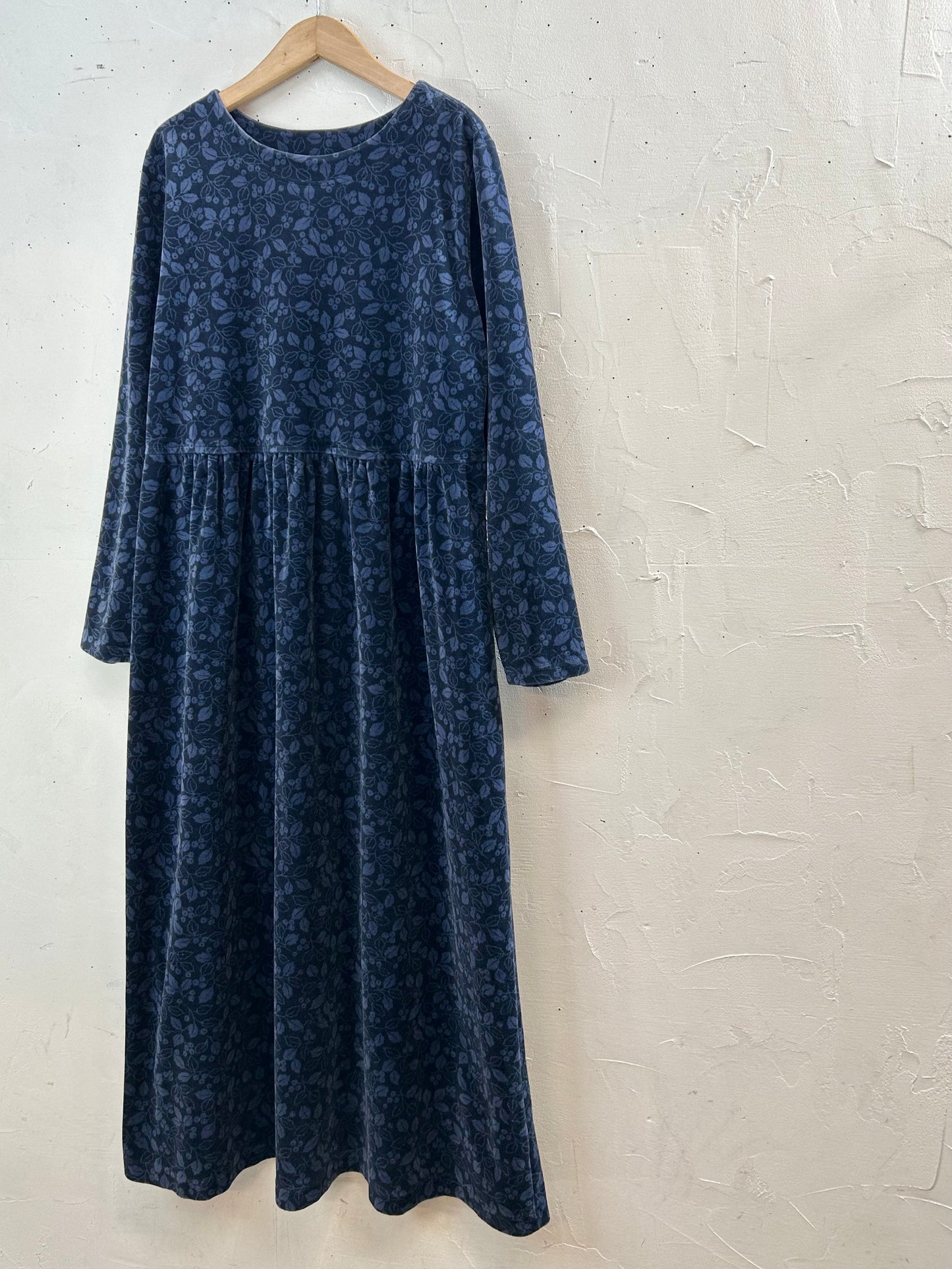 Vintage Velours Dress 〜L.L.Bean〜 [L29215]