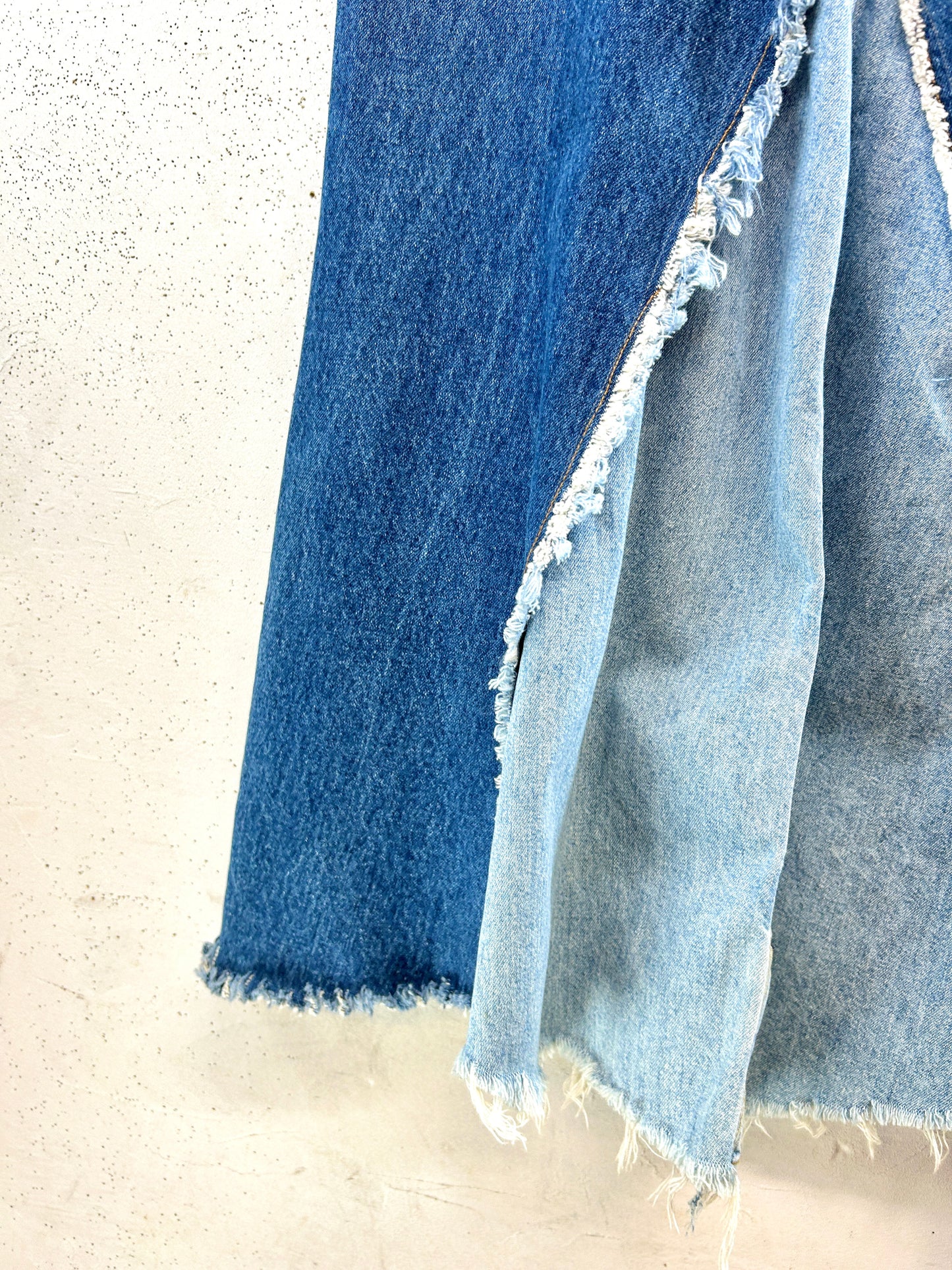 Vintage Denim Patchwork Skirt [F32635]