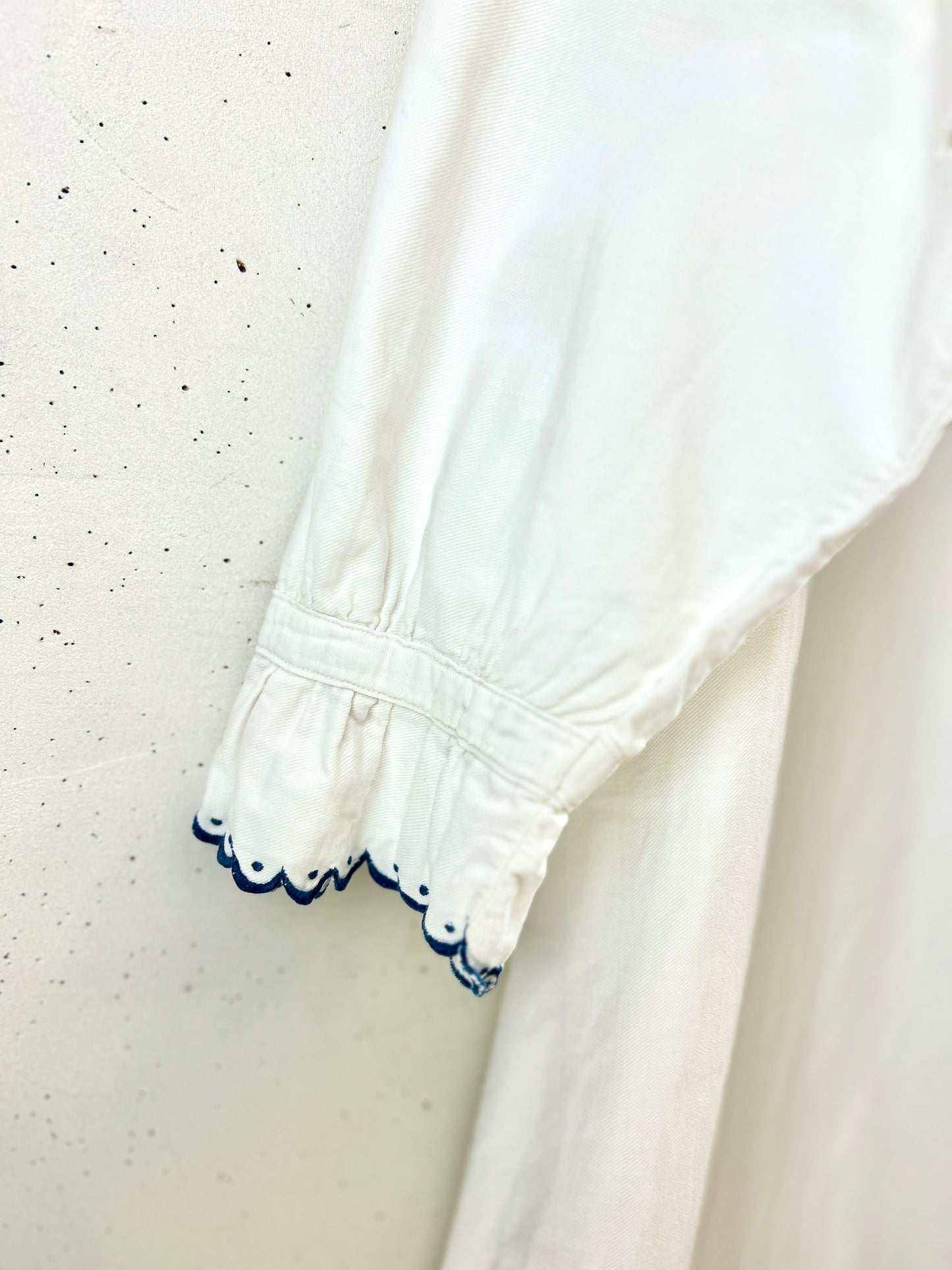 '50sVintage White Dress [H30930]