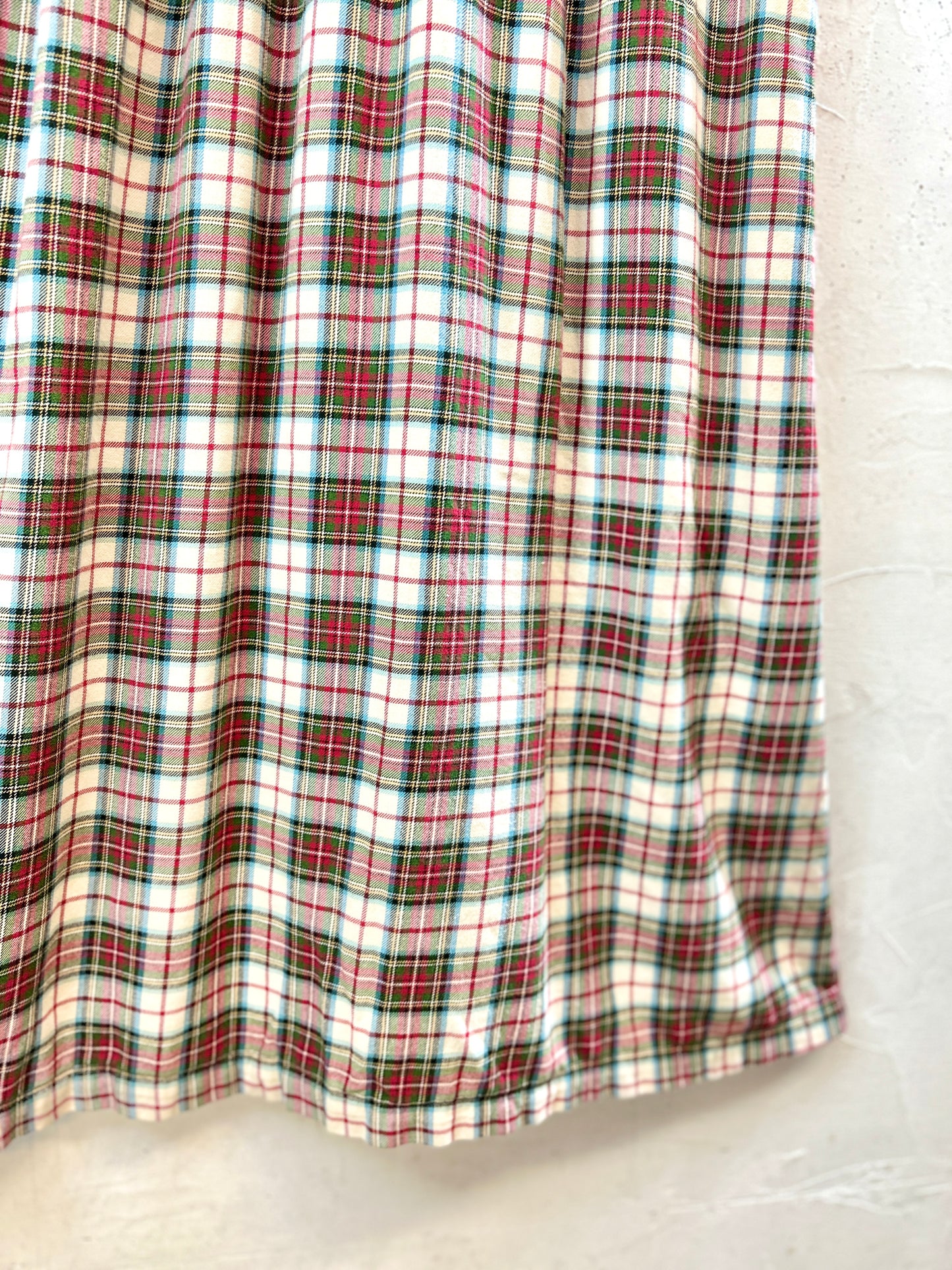 Vintage Plaid Dress 〜L.L.Bean〜 [J30437]