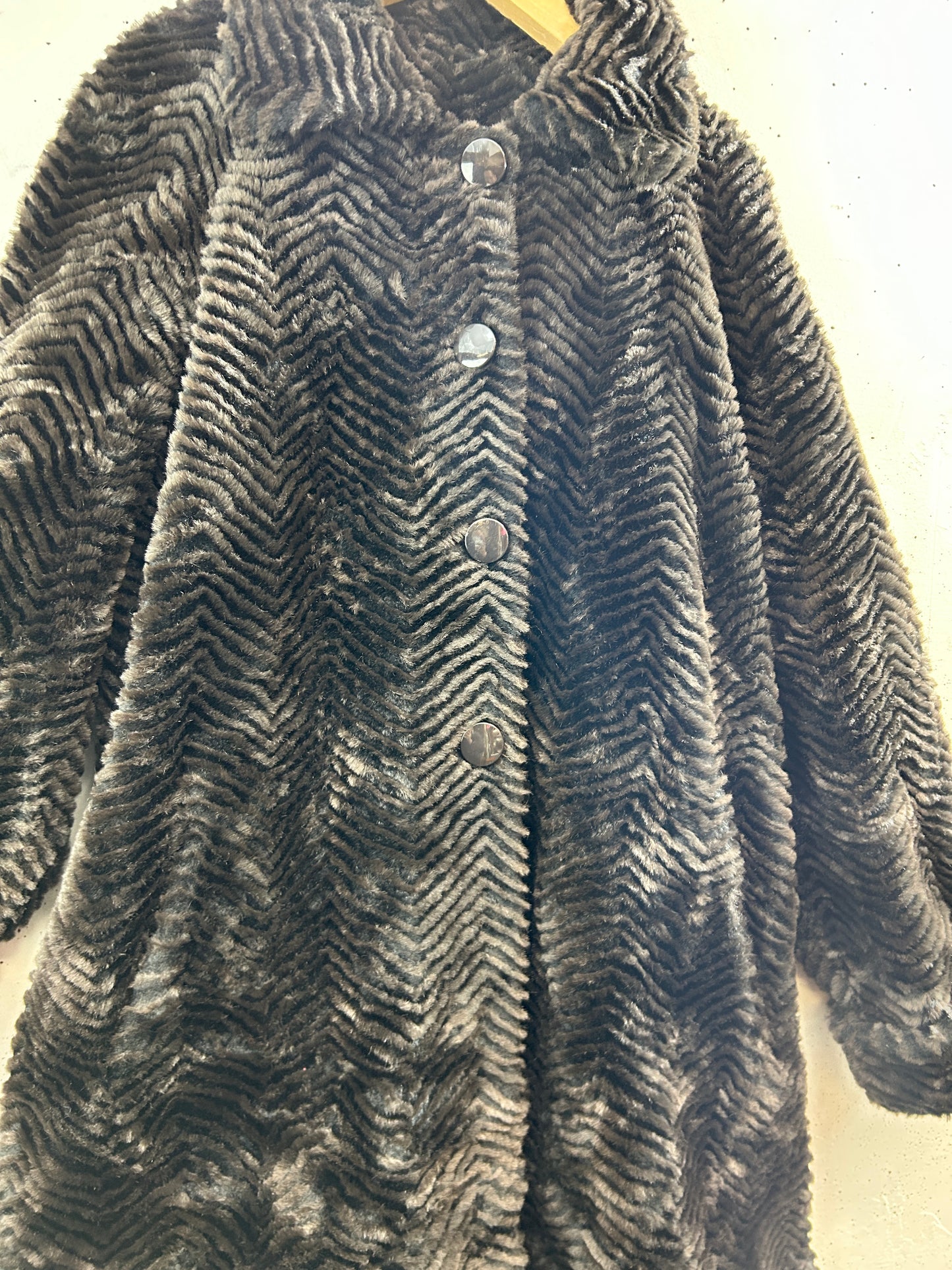 Vintage Eco Fur Jacket [L31166]