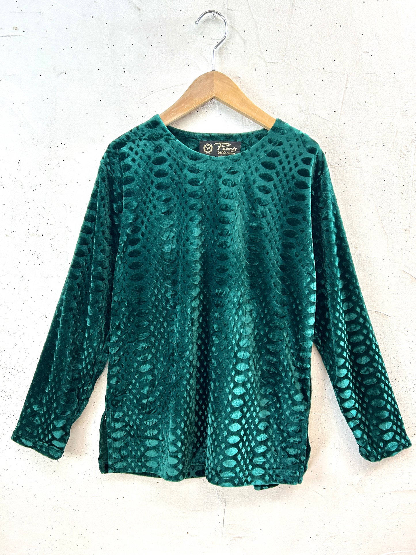 Vintage Velour Tops [K30879]