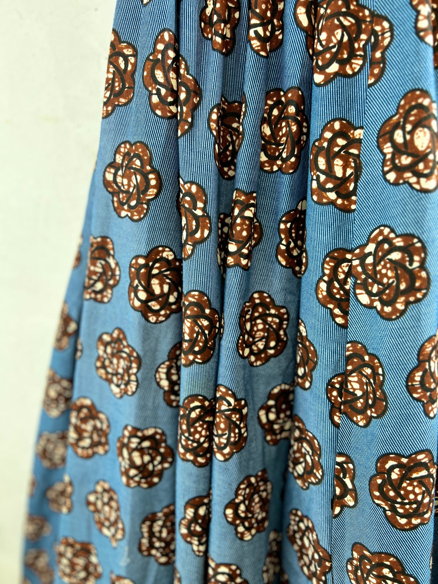 Vintage African Batik Skirt [K30841]