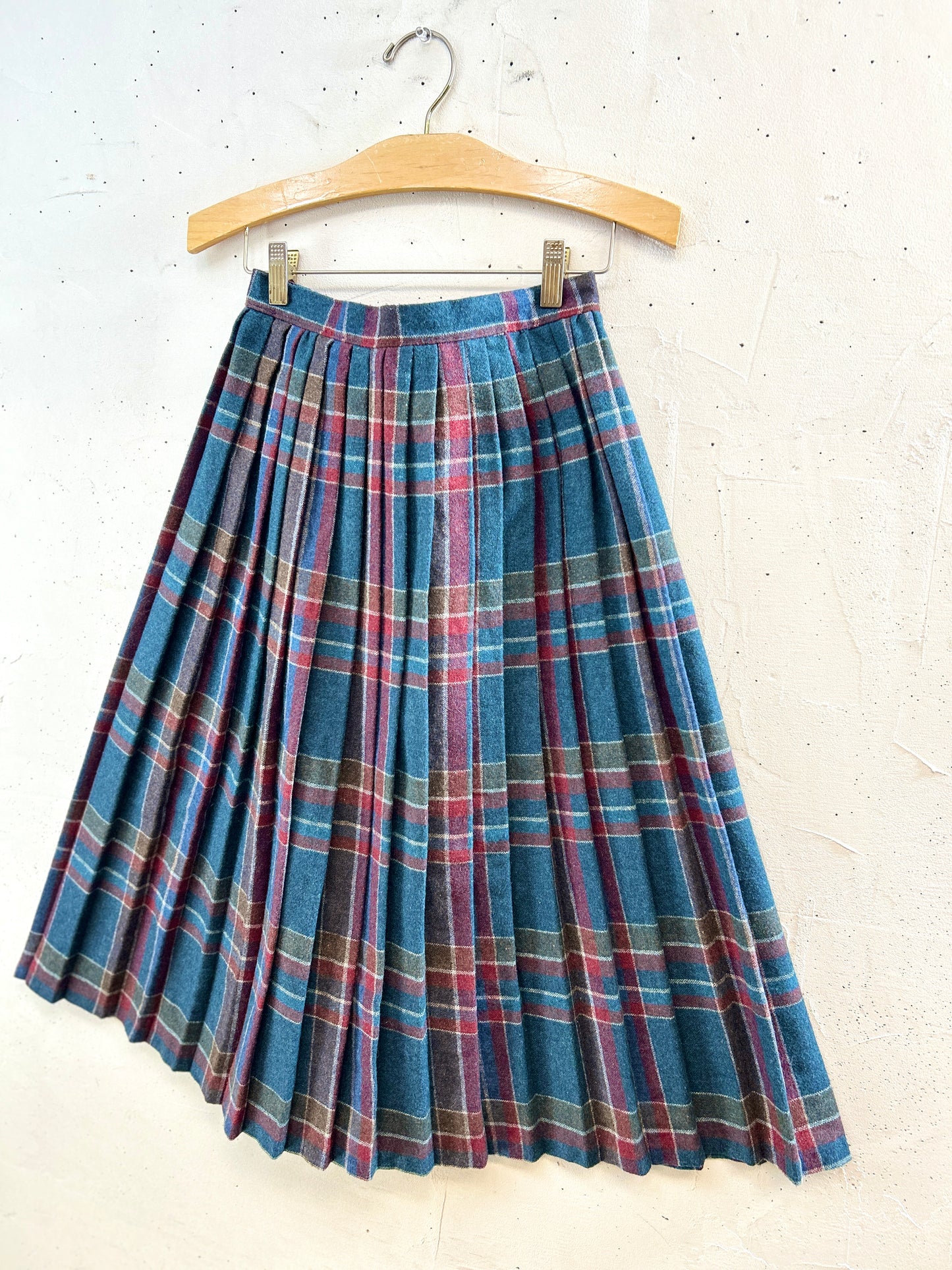 Vintage Plaid Skirt [K30768]